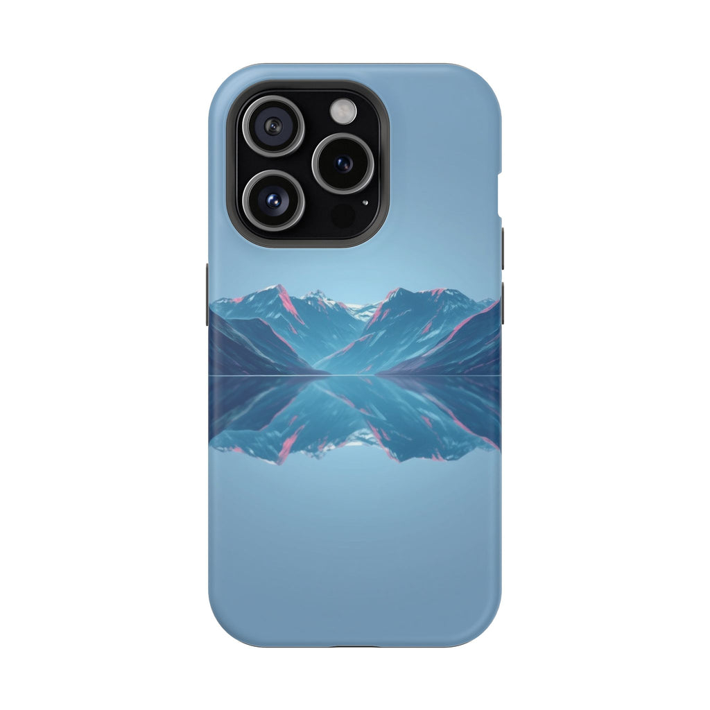 iPhone Fjord Reflection Mystic Art Bold Modern Everyday Snap Case · iPhone Case