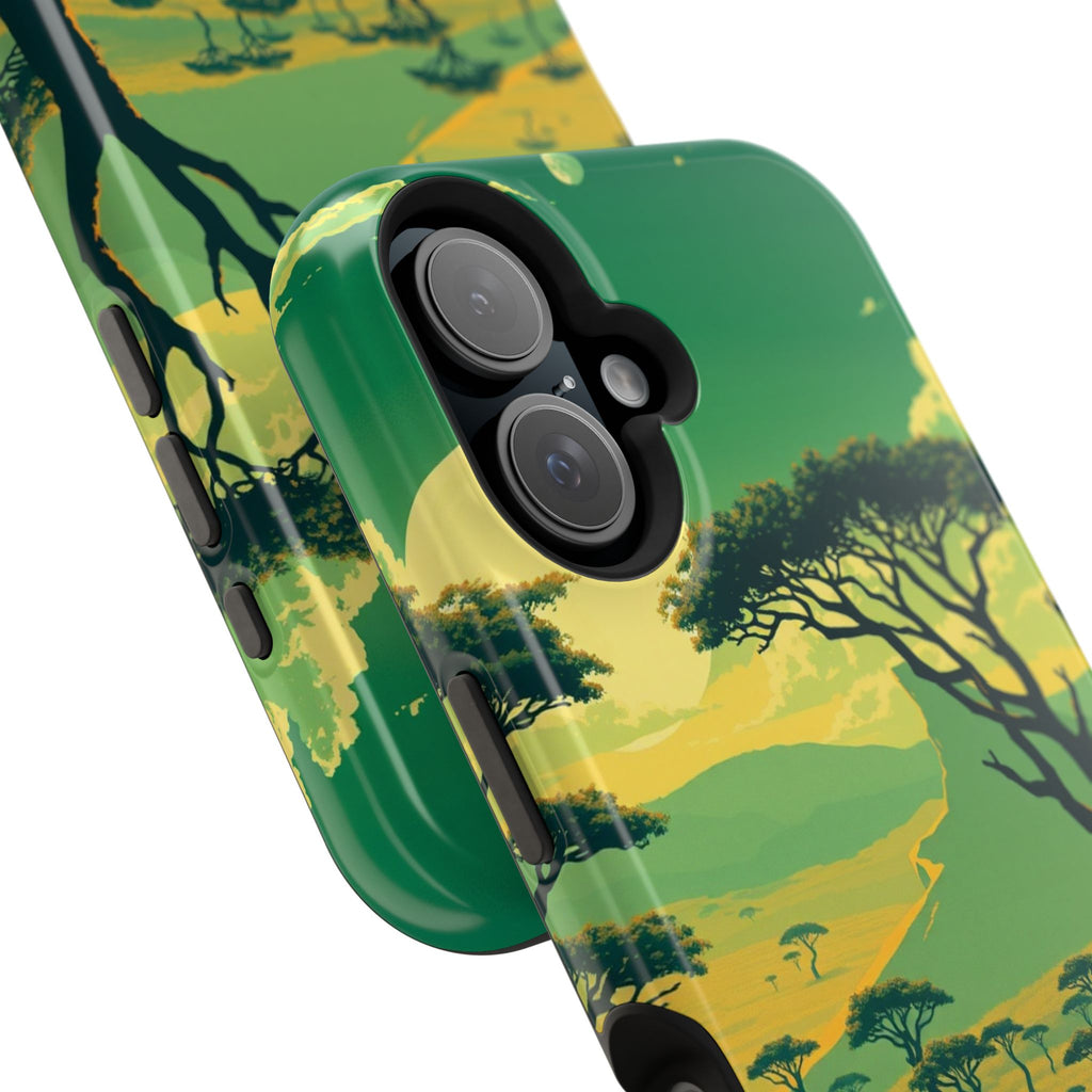iPhone Savanna Horizon Pixel Art -Bit Slim Everyday Designer Case · iPhone Case
