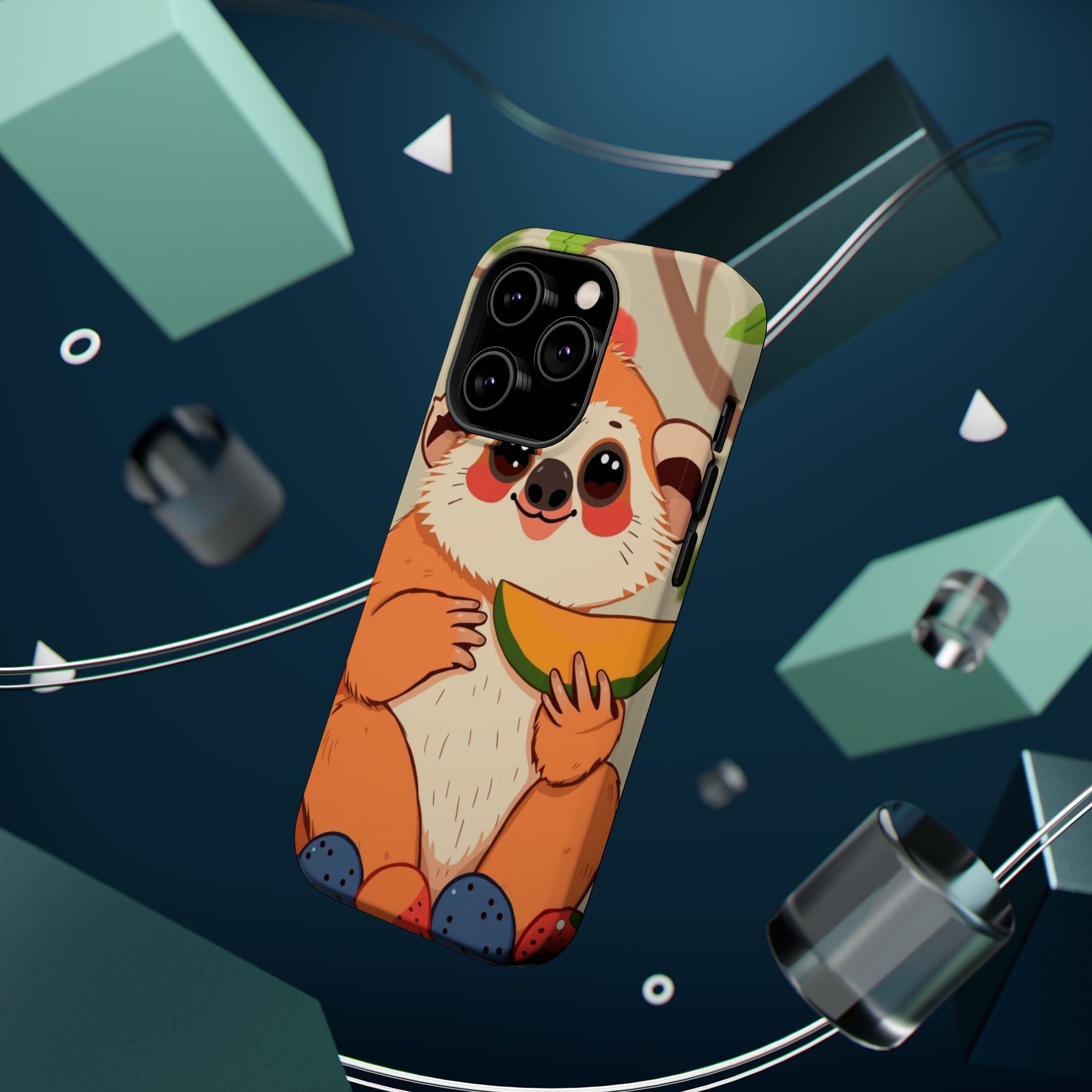 iPhone Slow Loris with Fruit Kids Fun iPhone Phone Case Gift Slim · iPhone Case