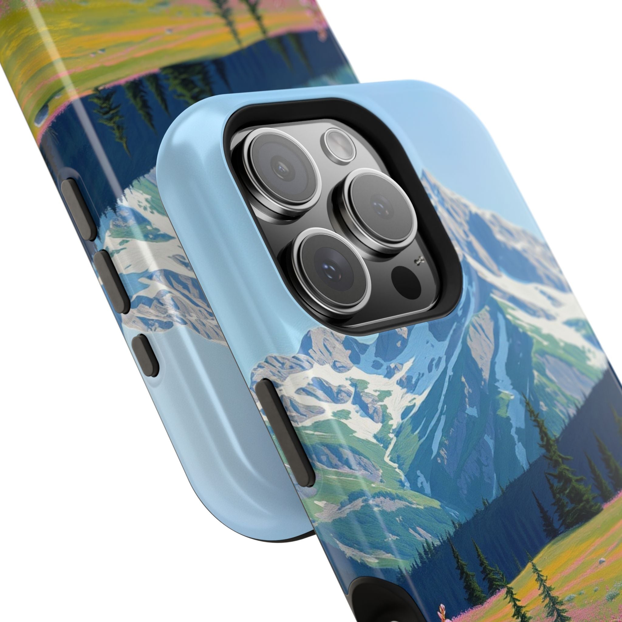 iPhone Earthy Alpine Meadow Design Bold Modern Everyday Snap Case · iPhone Case