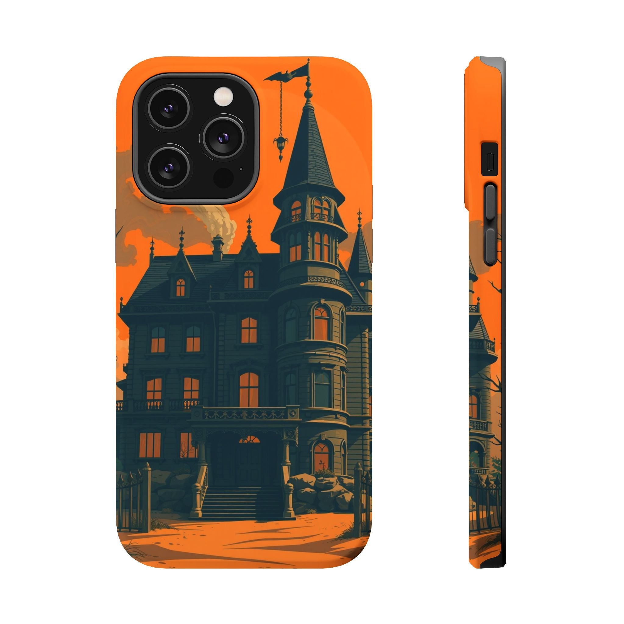 iPhone Vibrant Haunted Mansion Design Slim Everyday Designer Case · iPhone Case