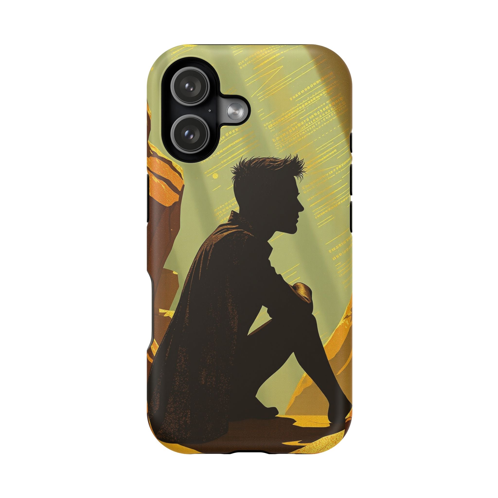 iPhone Mustard And Rust Overthinking Again Slim Everyday Designer Case · iPhone