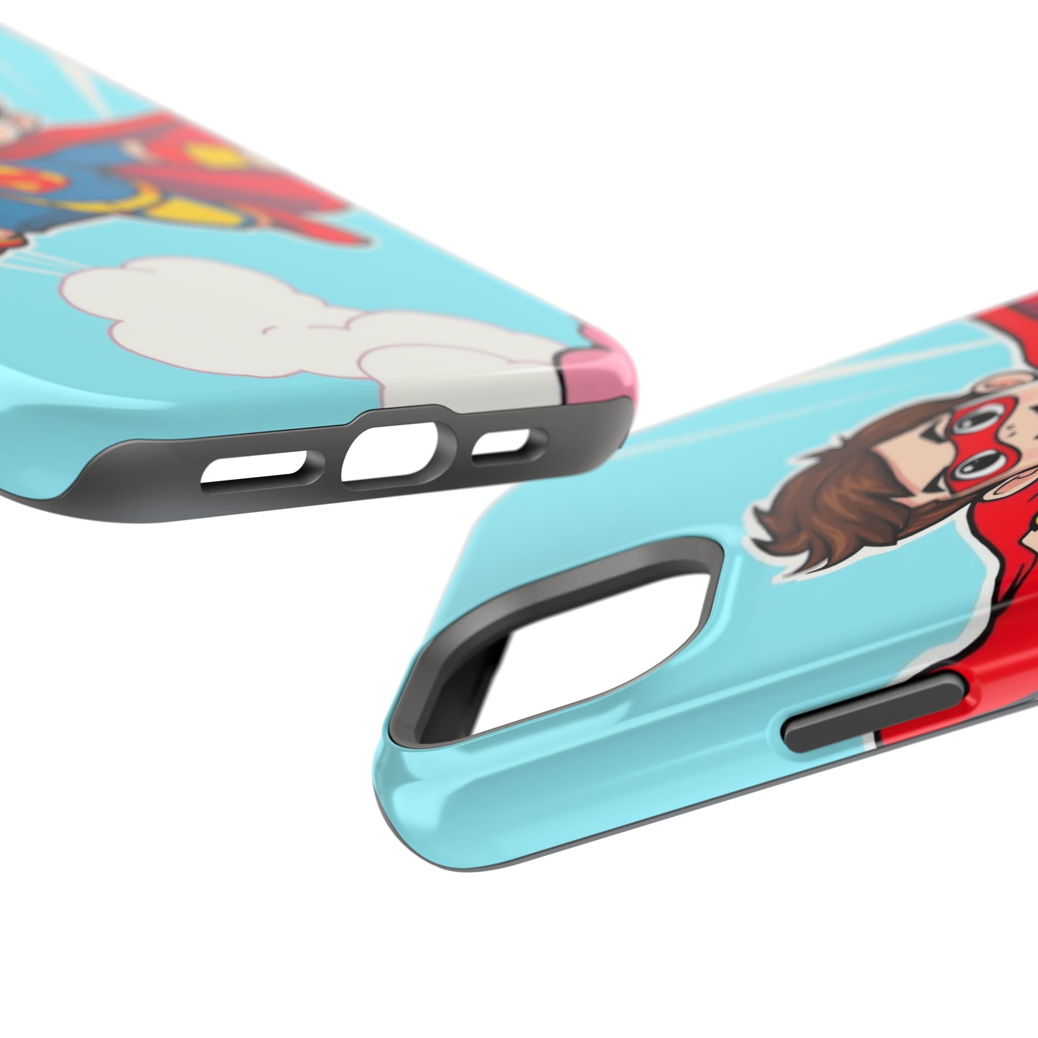 iPhone Kid Superhero Flying Kids Fun iPhone Phone Case Gift Slim · iPhone Case