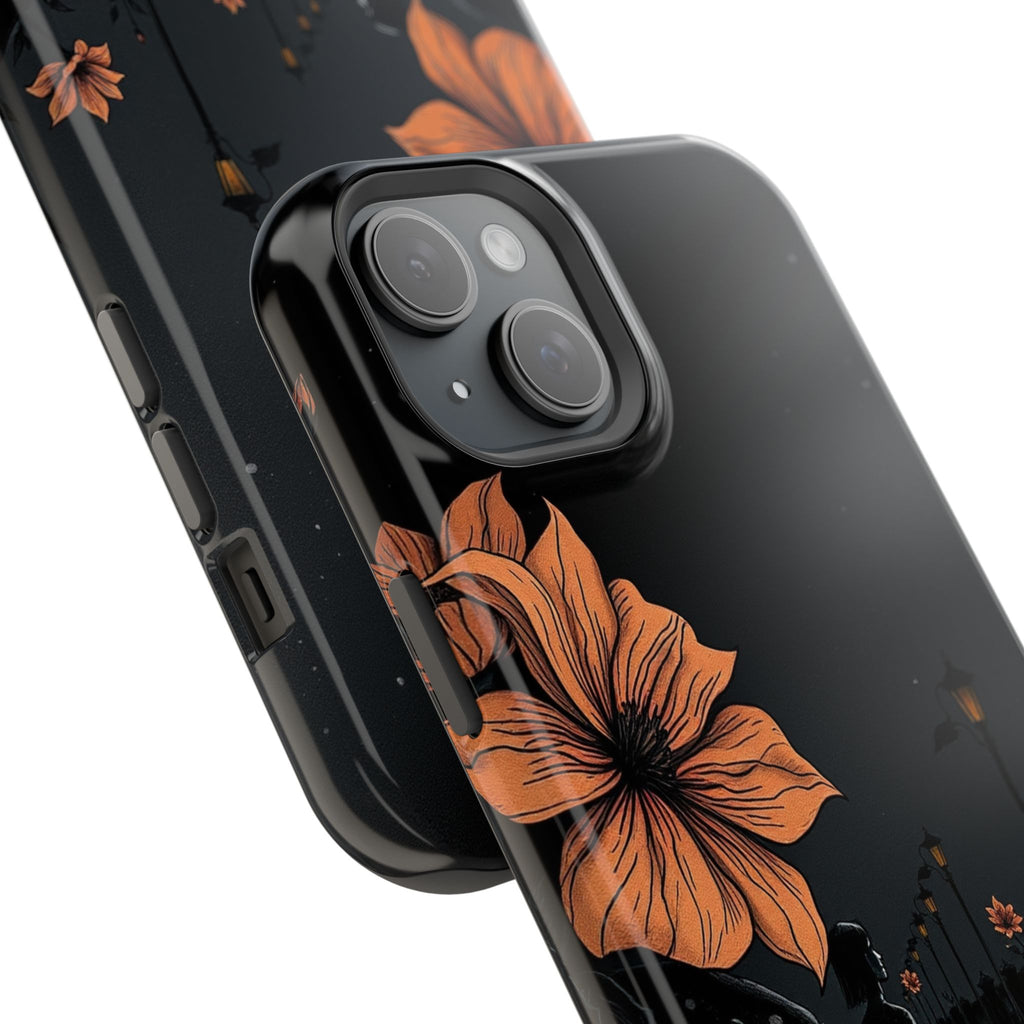 iPhone Night Bloomer Electric Art Bold Modern Everyday Snap Case · iPhone Case