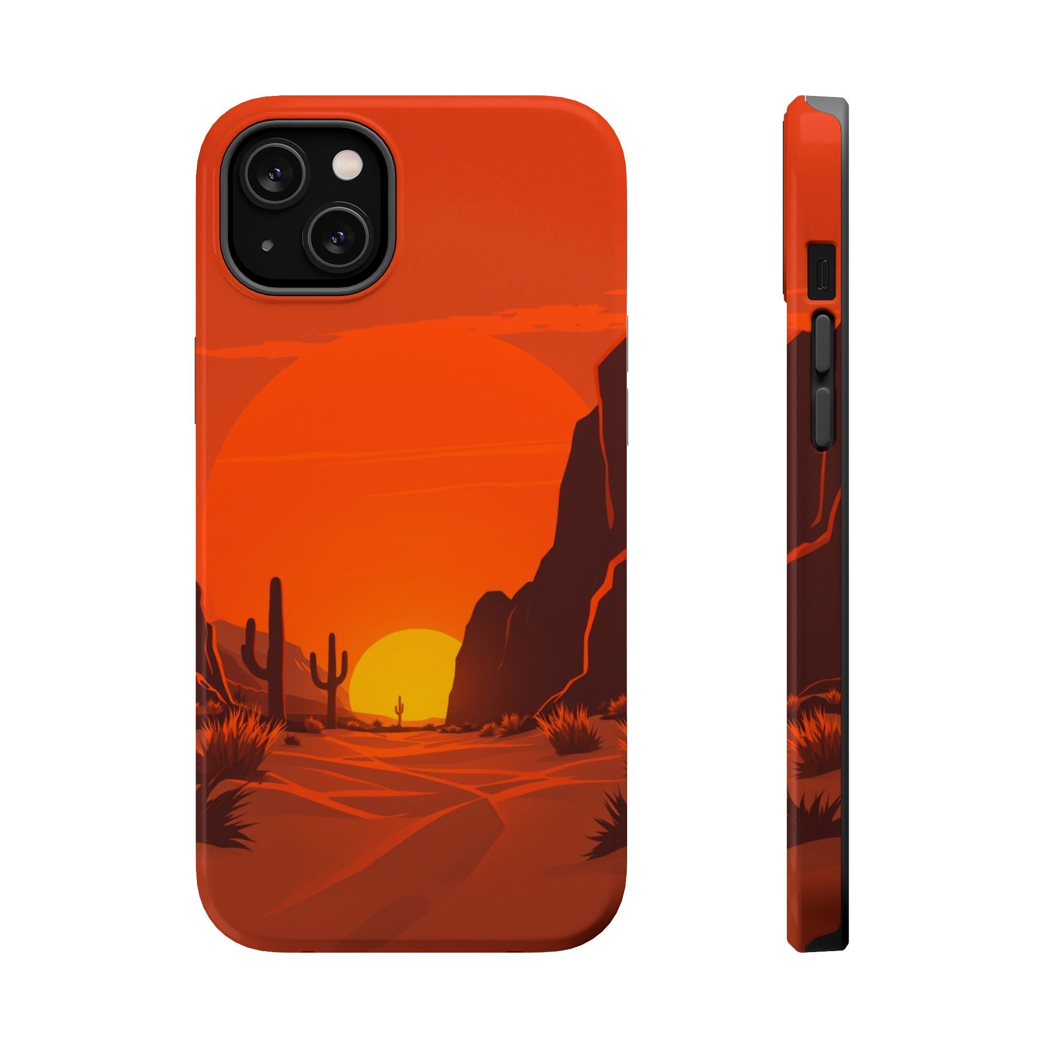 iPhone Burnt Orange And Sand Mesa Sunset Slim Everyday iPhone Designer · iPhone