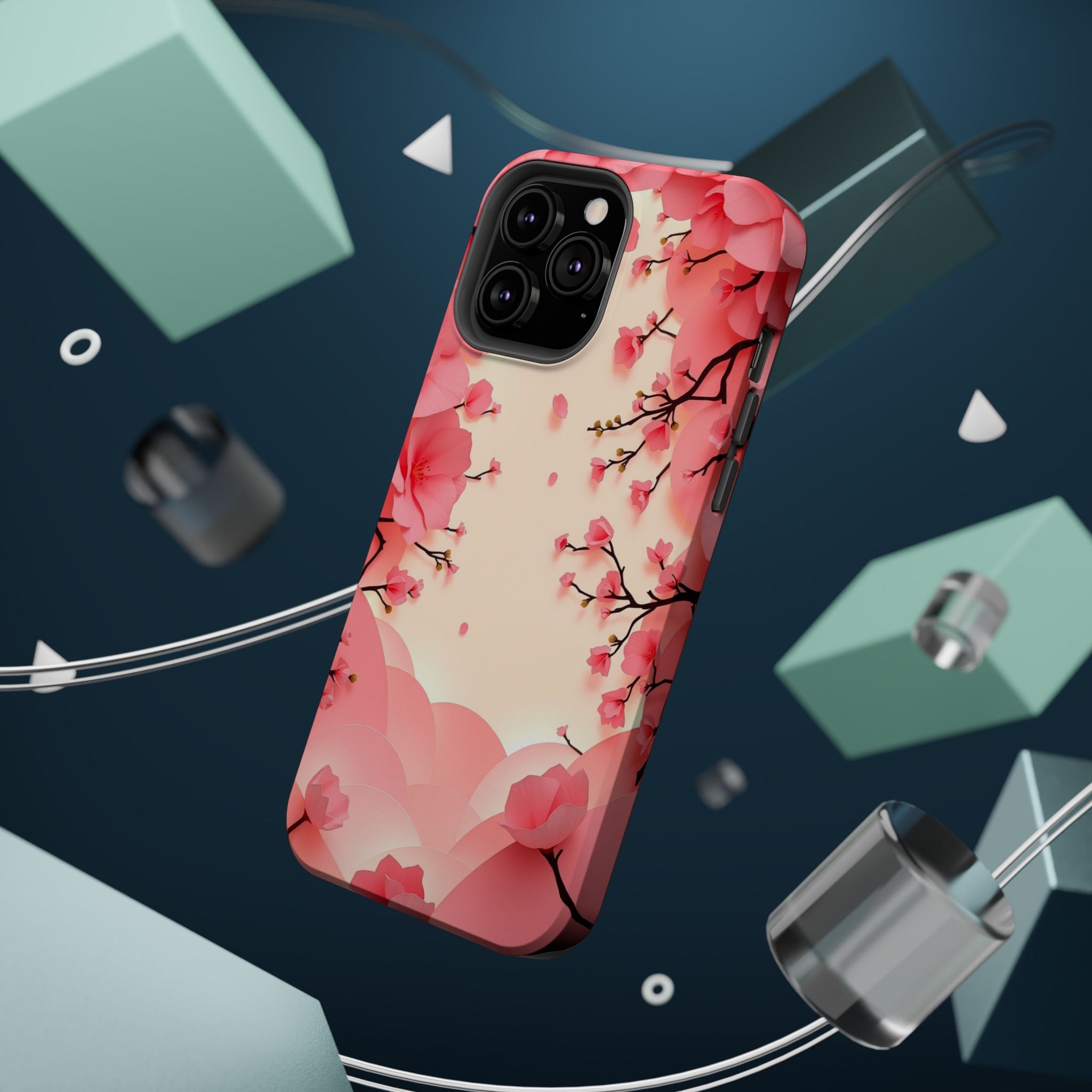 iPhone Petal Storm Electric Art 12 Bold Modern Everyday Snap Case · iPhone Case