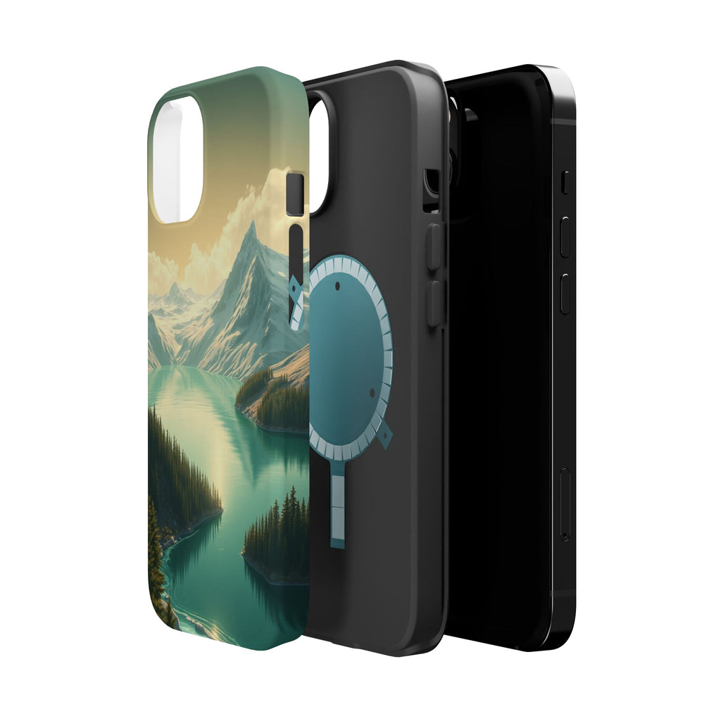 iPhone Glacier Lake Bold Art Slim Everyday Designer Case · iPhone Case