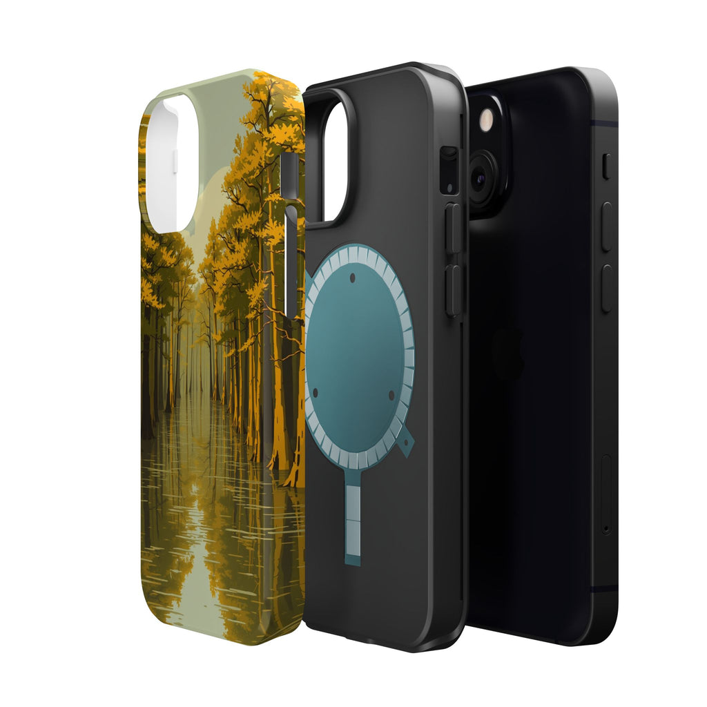 iPhone Cypress Swamp Enchanted Art Bold Modern Everyday Snap Case · iPhone Case
