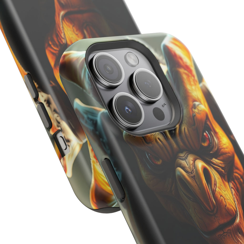 iPhone Mustard And Rust Goblin Mode Activated Slim Everyday Designer Case · iPho