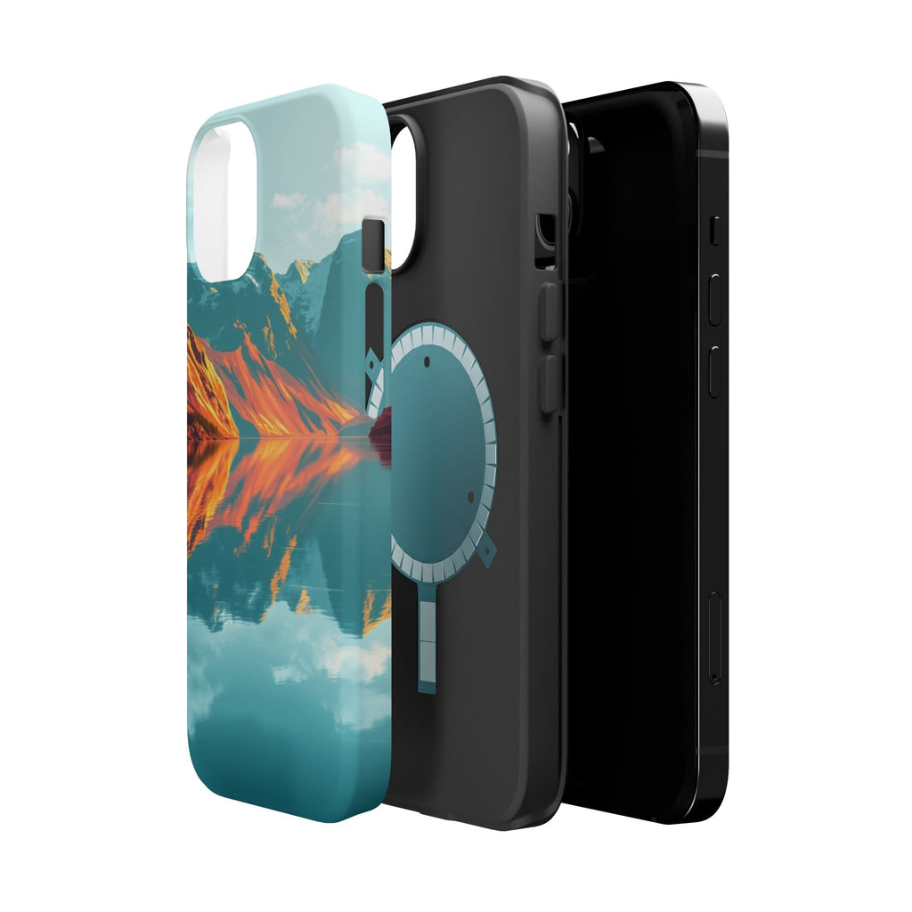 iPhone Fjord Reflection Gold Foil Luxury Slim Everyday iPhone Designer · iPhone