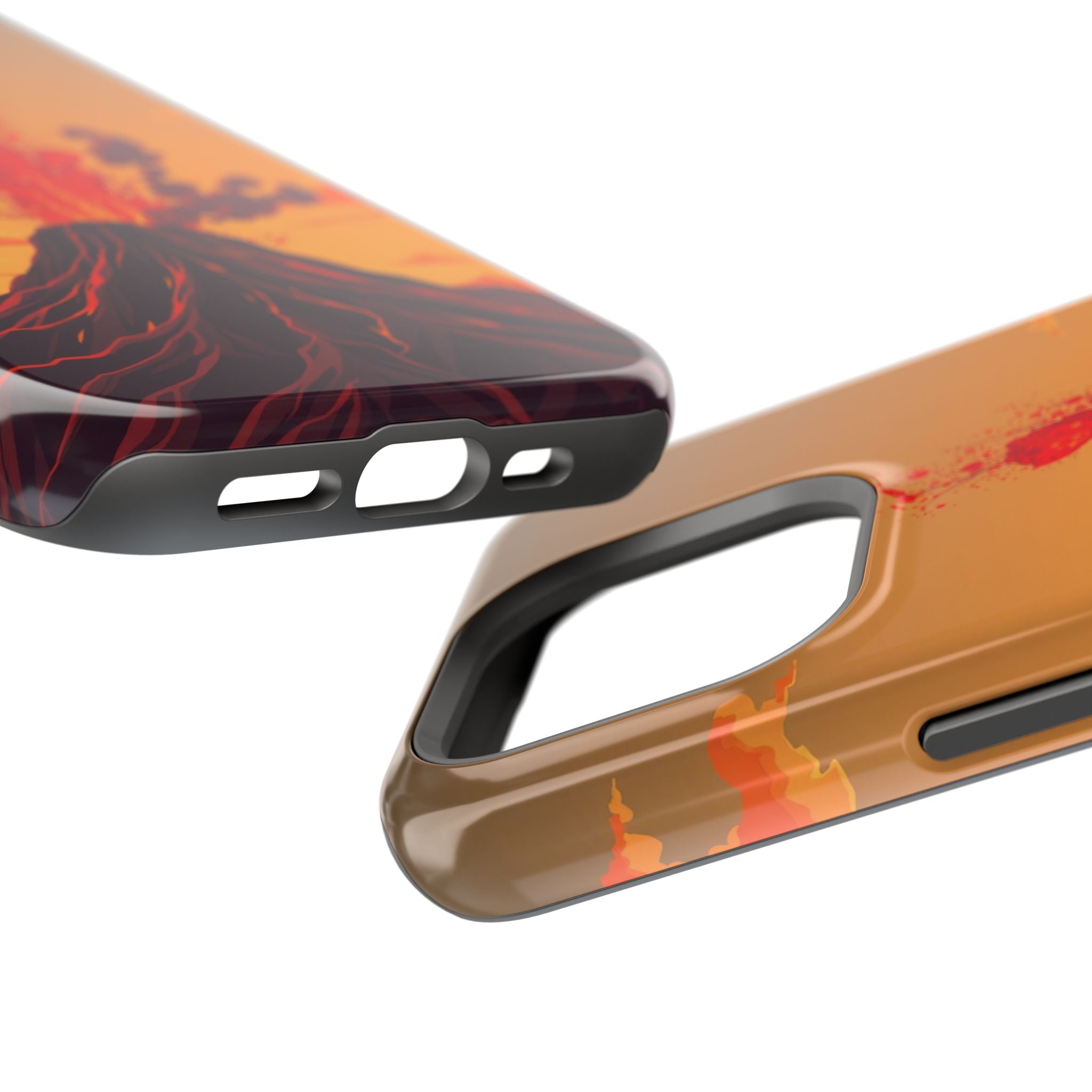 iPhone Sunset Amber And Peach Volcanic Eruption Soft iPhone Finish · iPhone Case
