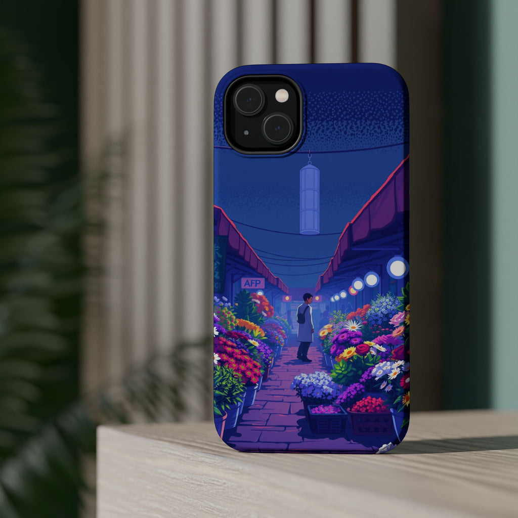 iPhone Flower Market Electric Art Bold Modern Everyday Snap Case · iPhone Case