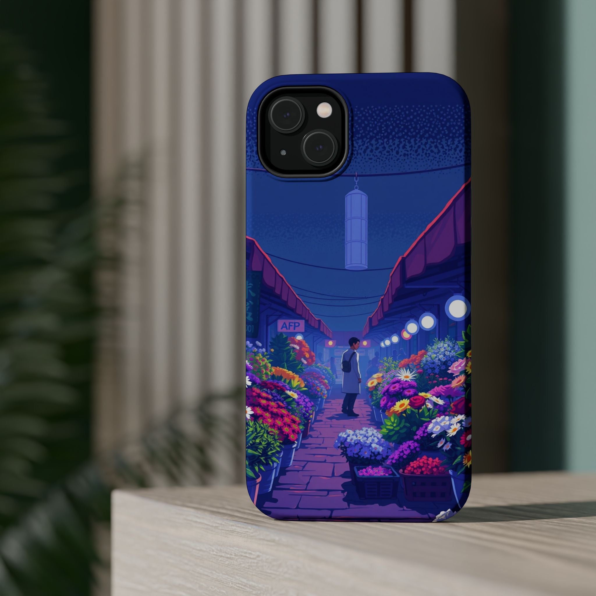 iPhone Flower Market Electric Art Bold Modern Everyday Snap Case · iPhone Case