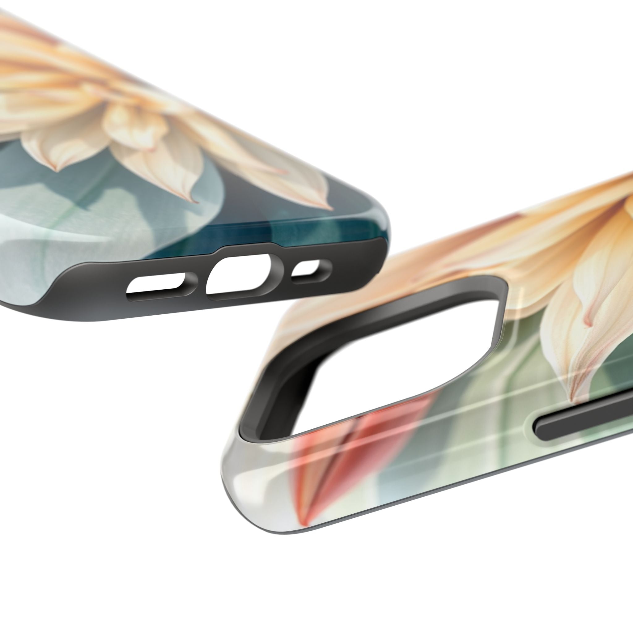 iPhone Neon Floral Radiant Design Clean Minimal Snap Case · iPhone Case
