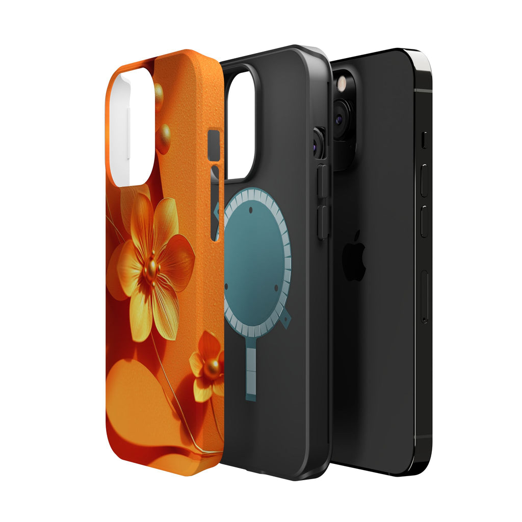 iPhone Floral Geometric Gold Foil Luxury Slim Everyday iPhone Designer · iPhone