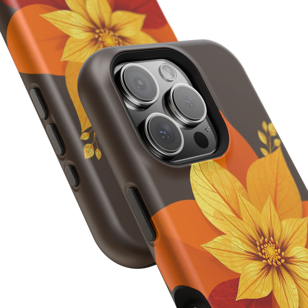 iPhone Floral Gold Foil Abstract Geometric Slim iPhone Everyday · iPhone Case