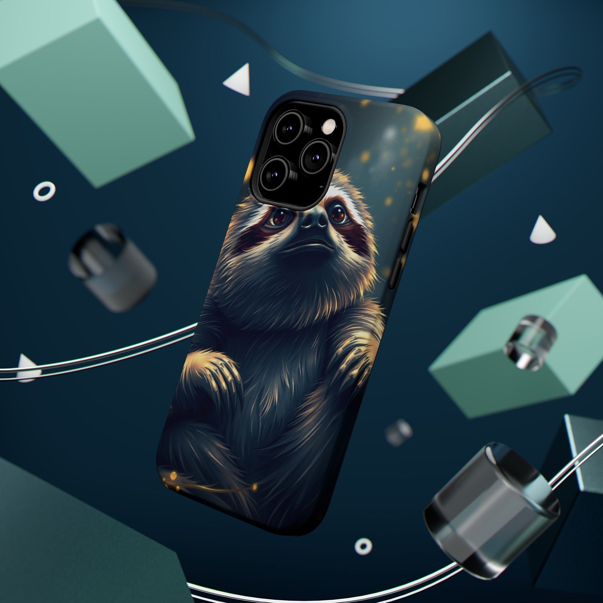 iPhone Vibrant Cozy Sloth Mode Design Slim Everyday Designer Case · iPhone Case
