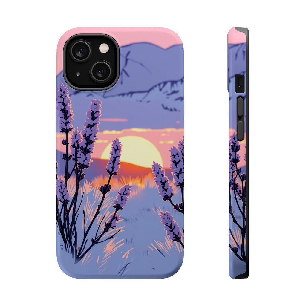 iPhone Mesa Sunset Hand-Drawn Sketch Slim Everyday Designer Case · iPhone Case