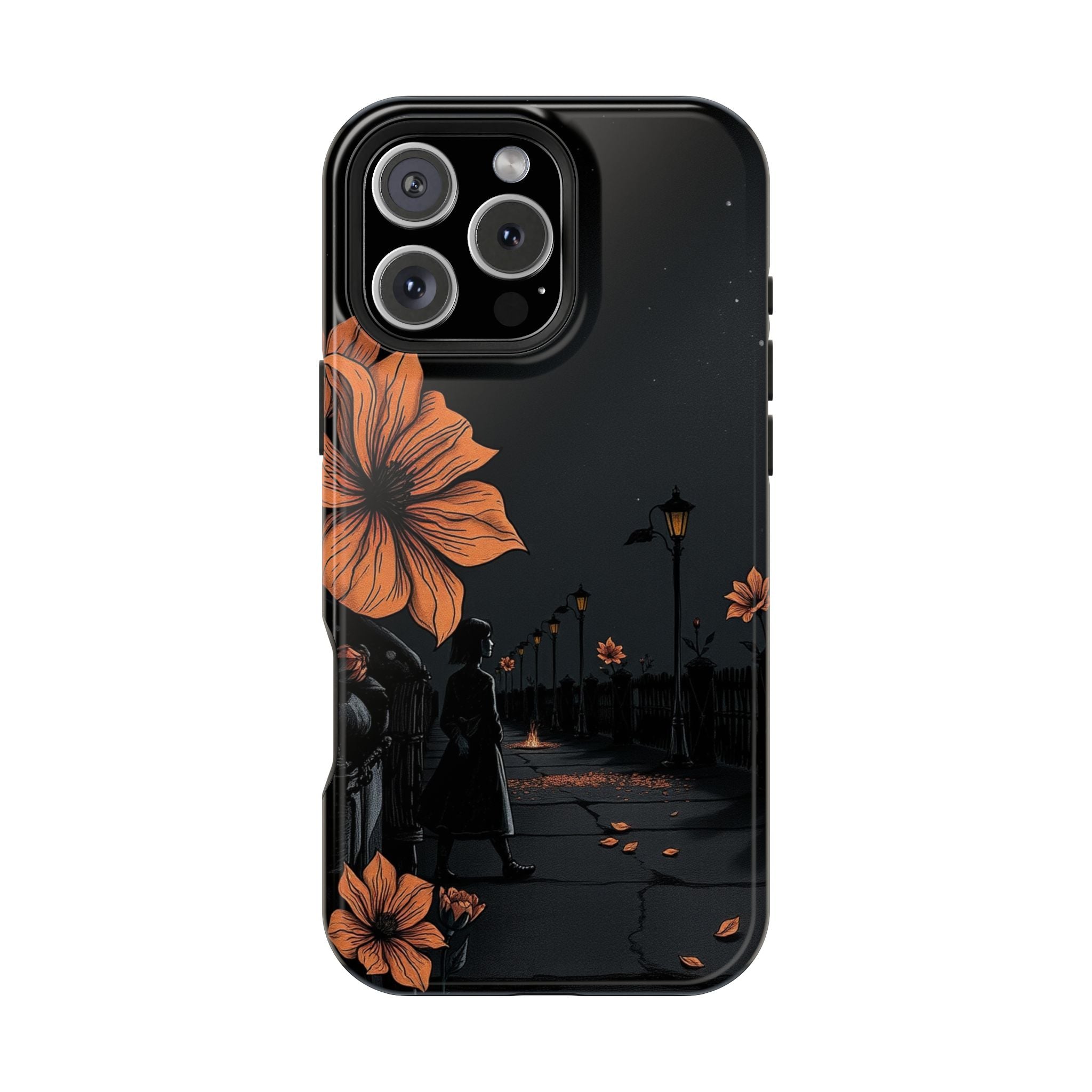 iPhone Night Bloomer Electric Art Bold Modern Everyday Snap Case · iPhone Case