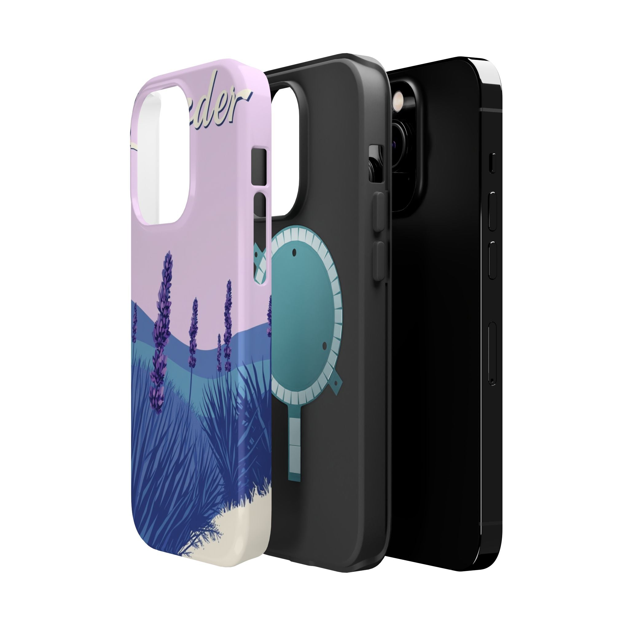 iPhone Lavender Haze Vintage Retro Poster Slim iPhone Everyday Designer · iPhone