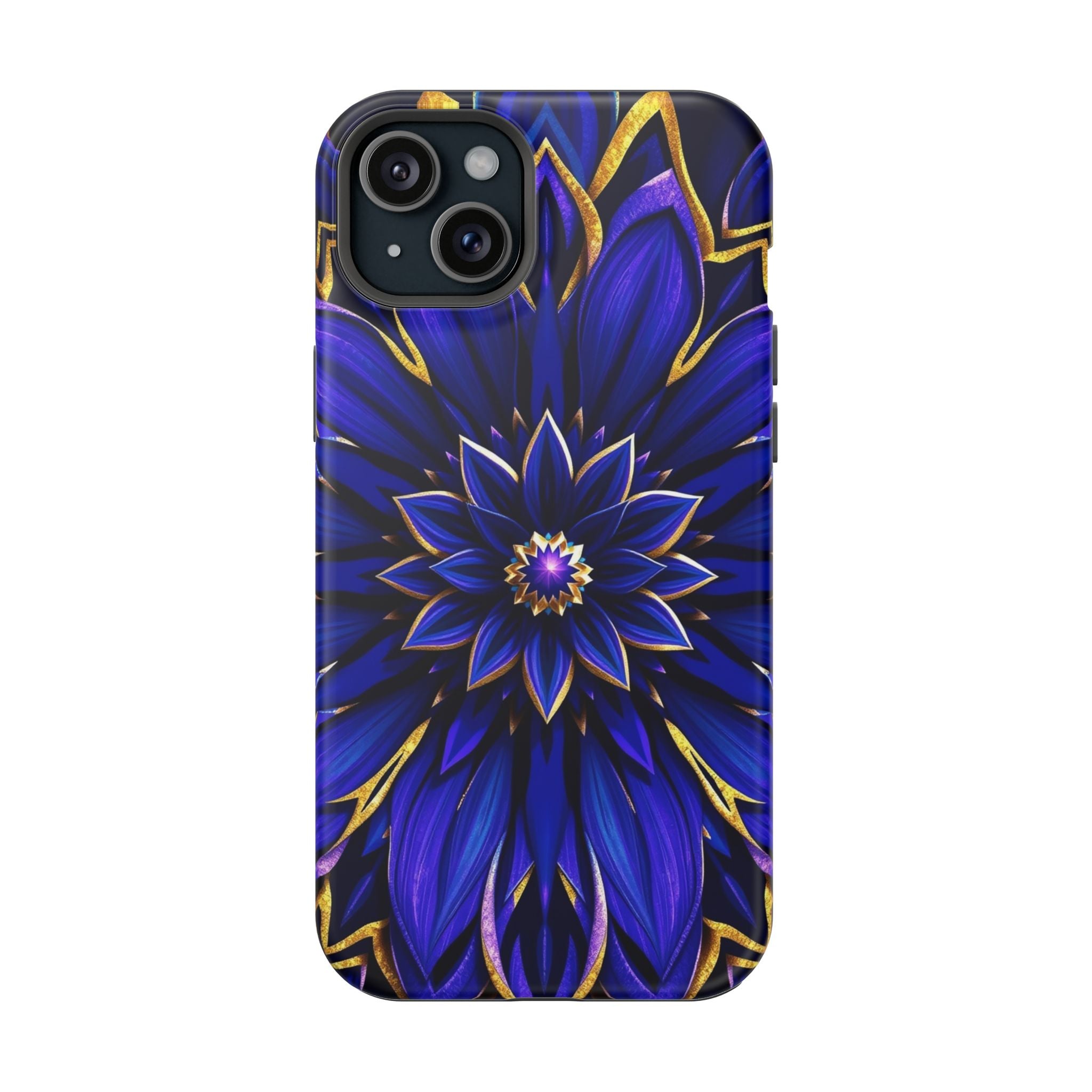 iPhone Floral Mandala Electric Art 14 Slim Everyday Designer Case · iPhone Case