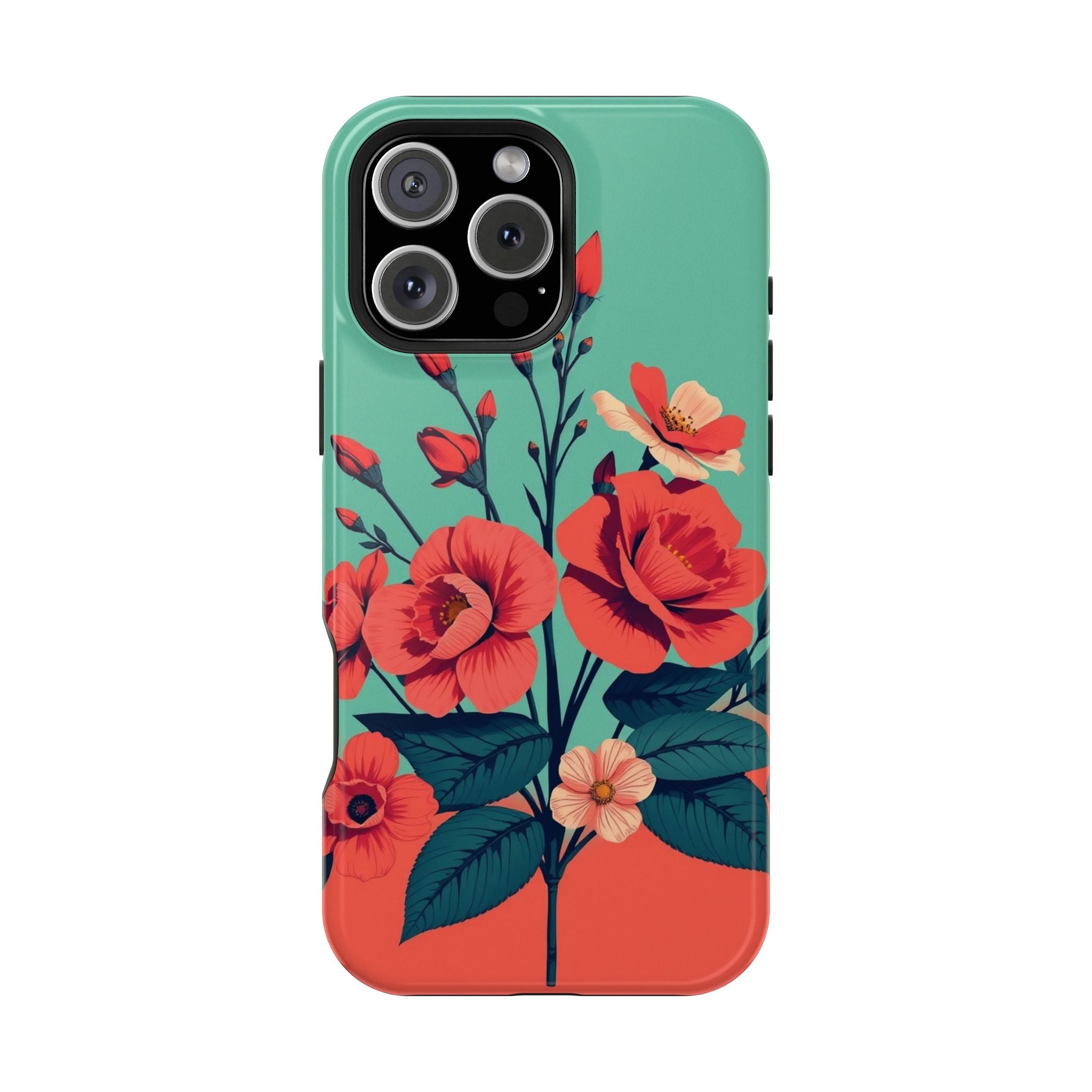 iPhone Pin-up Floral Cinematic Art Bold Modern Everyday Snap Case · iPhone Case