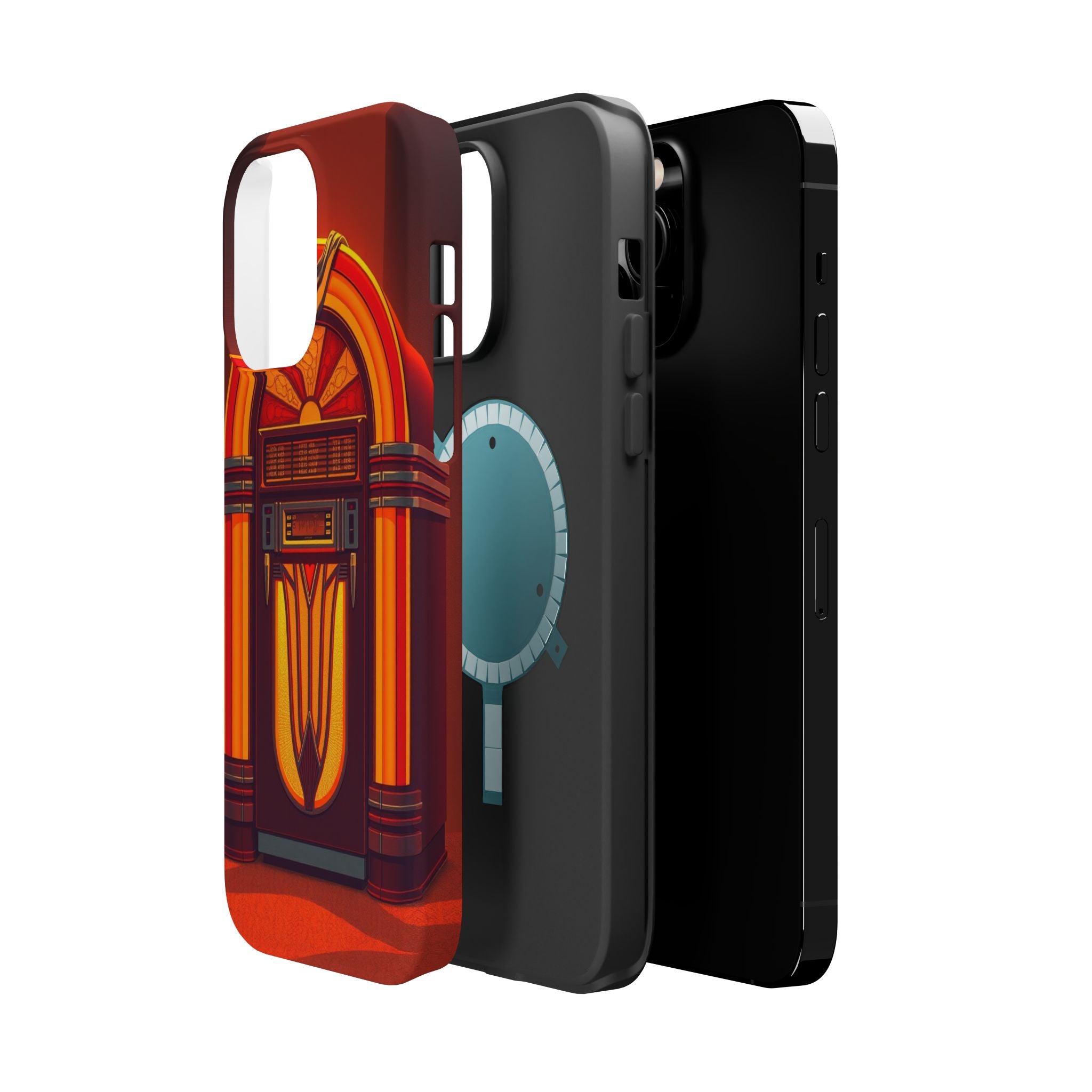 iPhone Jukebox Glow Pop Art Bold Bold Modern Everyday Snap Case · iPhone Case