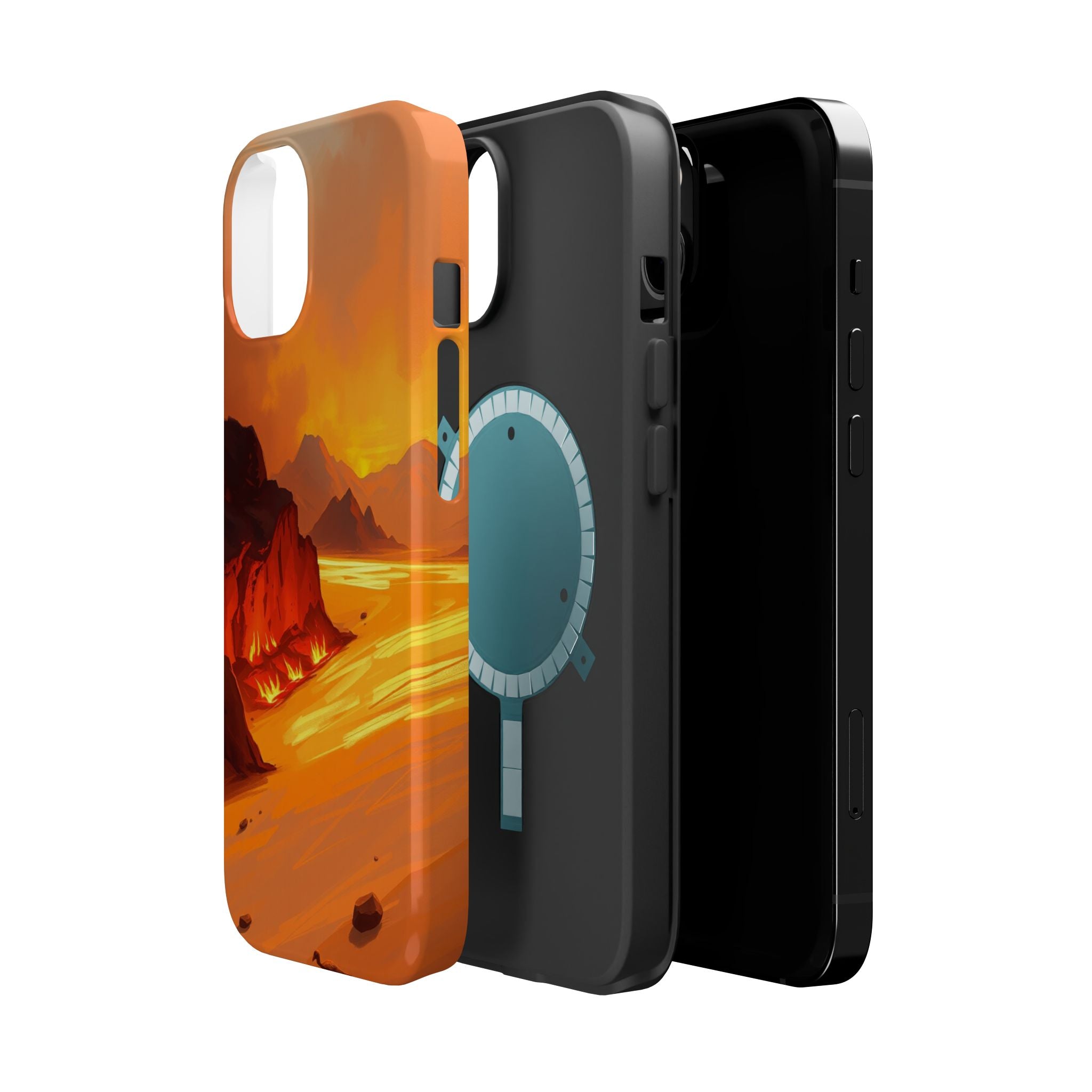 iPhone Burnt Orange And Sand Wildfire Glow Slim iPhone Everyday · iPhone Case