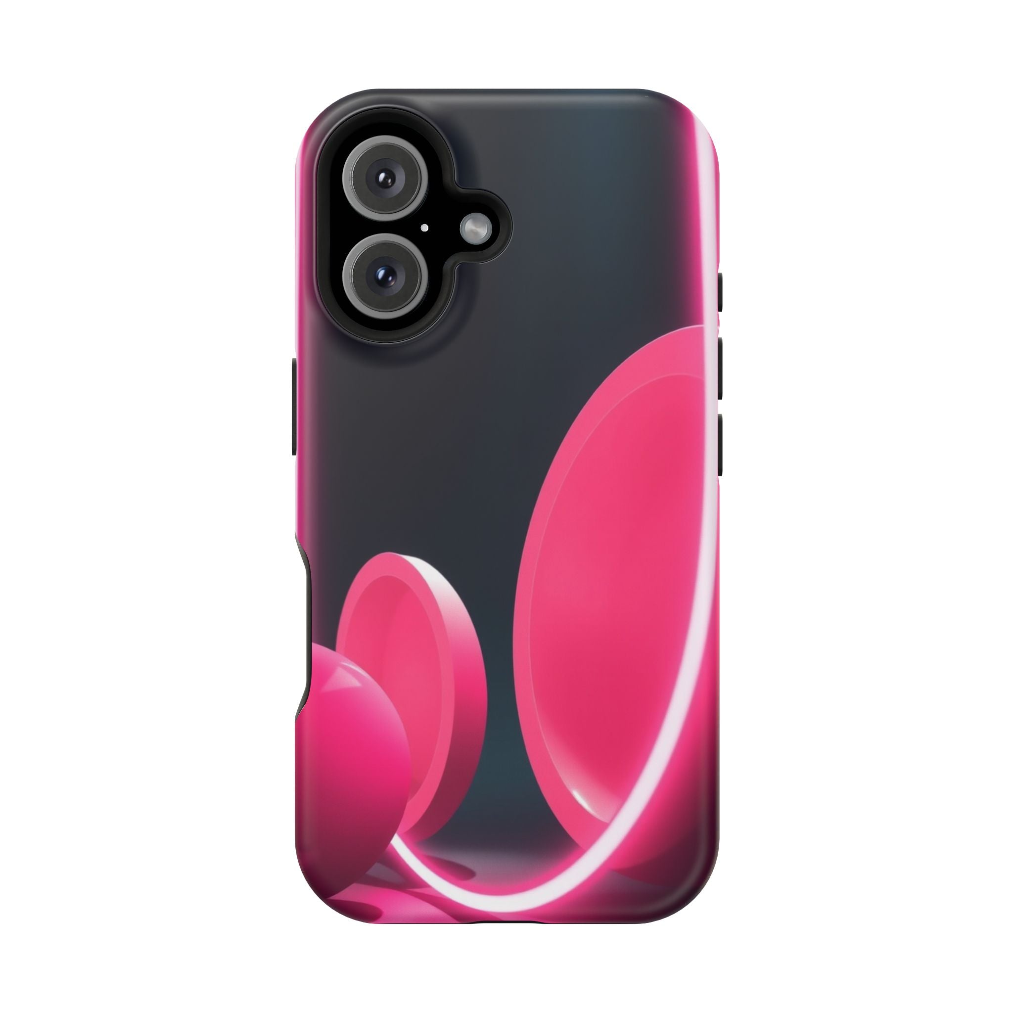 iPhone 1960s Mod Circles Neon Cyberpunk Slim Everyday Designer Case · iPhone Cas