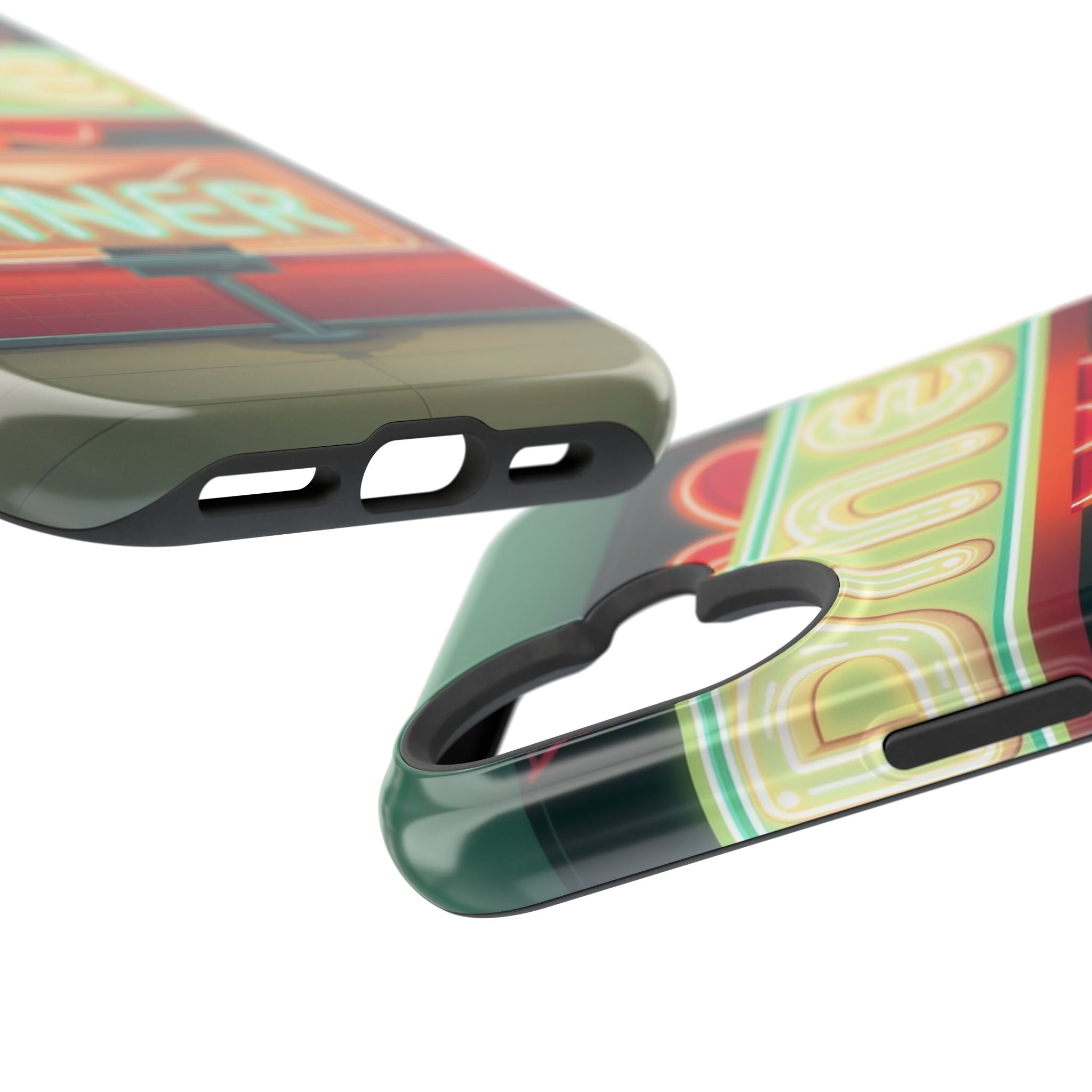 iPhone Neon Diner Sign Mystic Art Bold Modern Everyday Snap Case · iPhone Case