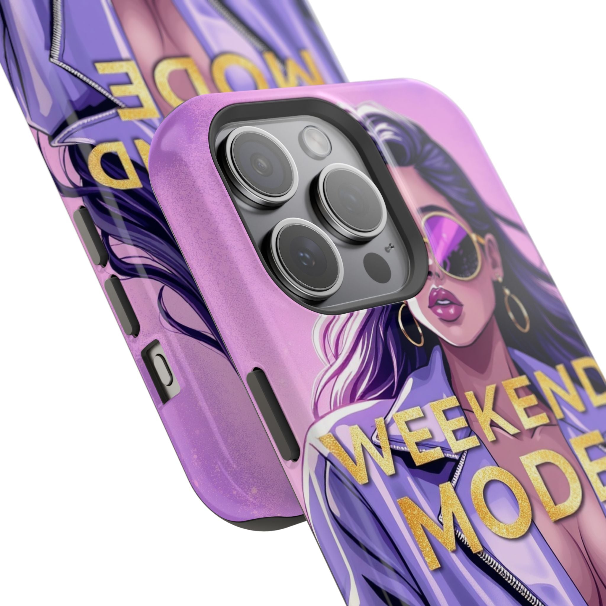 iPhone Lavender And Pearl Weekend Mode On Slim Everyday Designer Case · iPhone C