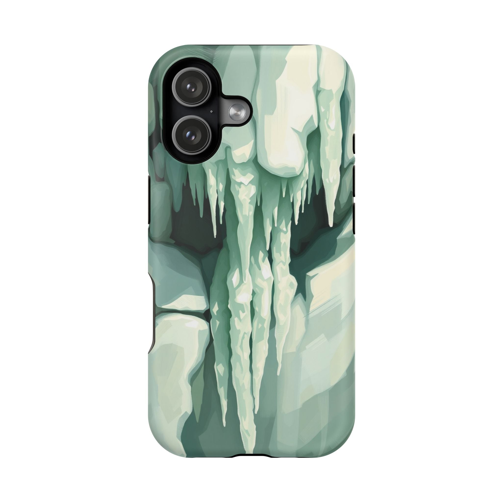 iPhone Earthy Icicle Formation Design Slim Everyday Designer Case · iPhone Case