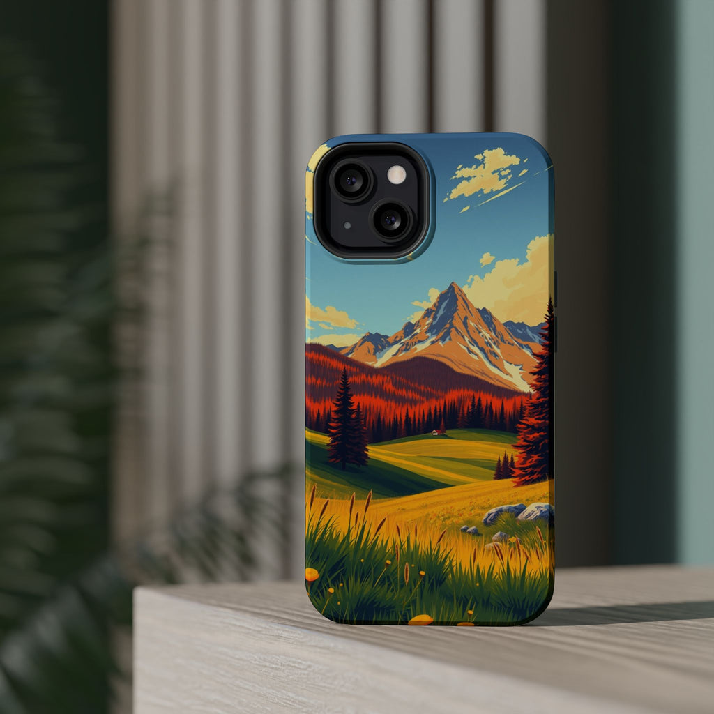 iPhone Radiant Alpine Meadow Design Slim Everyday Designer Case · iPhone Case
