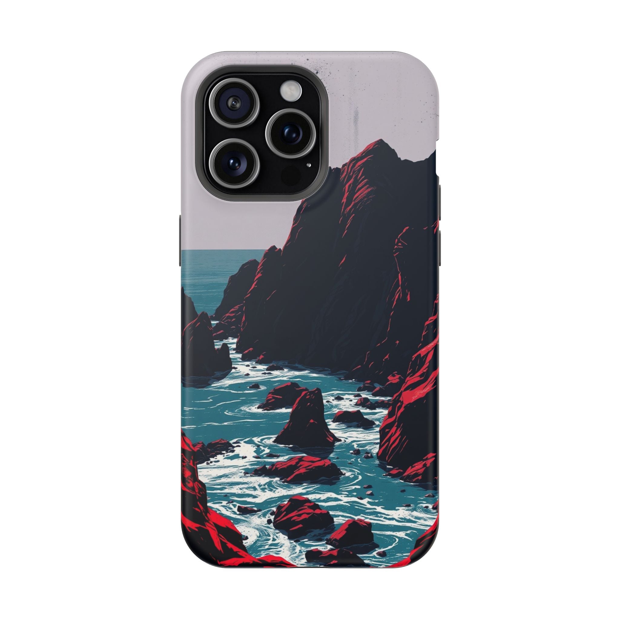 iPhone Vibrant Rocky Coastline Design Slim Everyday iPhone 15 Designer · iPhone