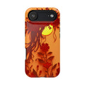 iPhone Sunset Amber And Peach Floral Crown Slim iPhone Everyday · iPhone Case