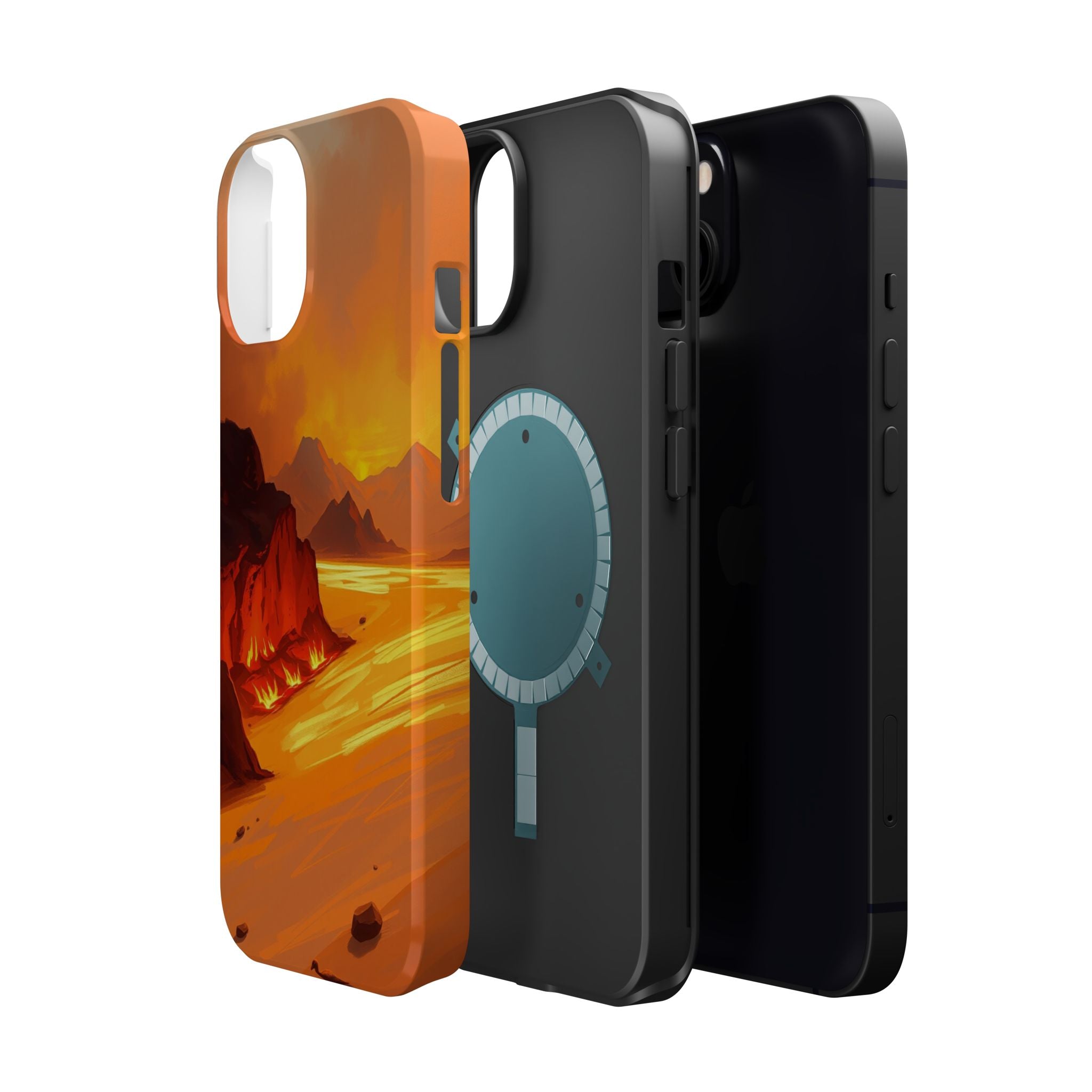 iPhone Burnt Orange And Sand Wildfire Glow Slim iPhone Everyday · iPhone Case