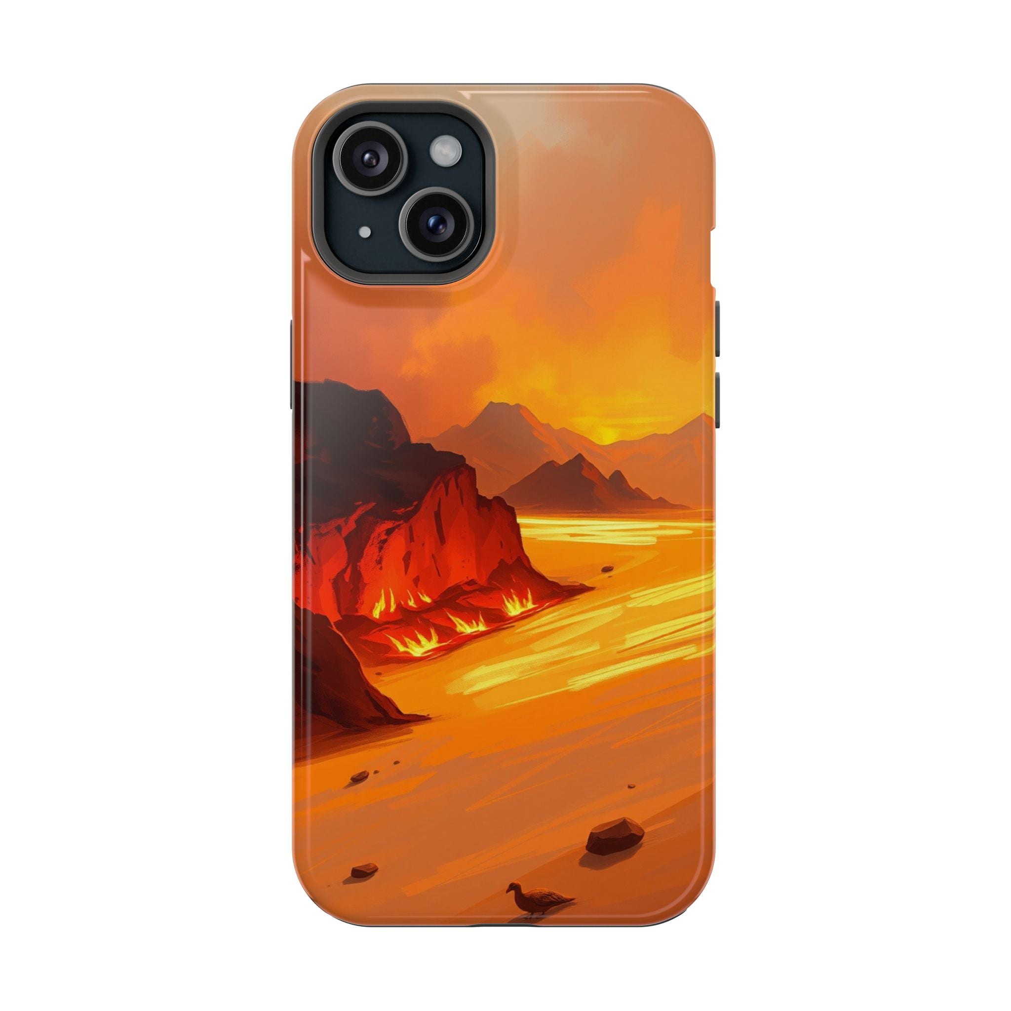 iPhone Burnt Orange And Sand Wildfire Glow Slim iPhone Everyday · iPhone Case