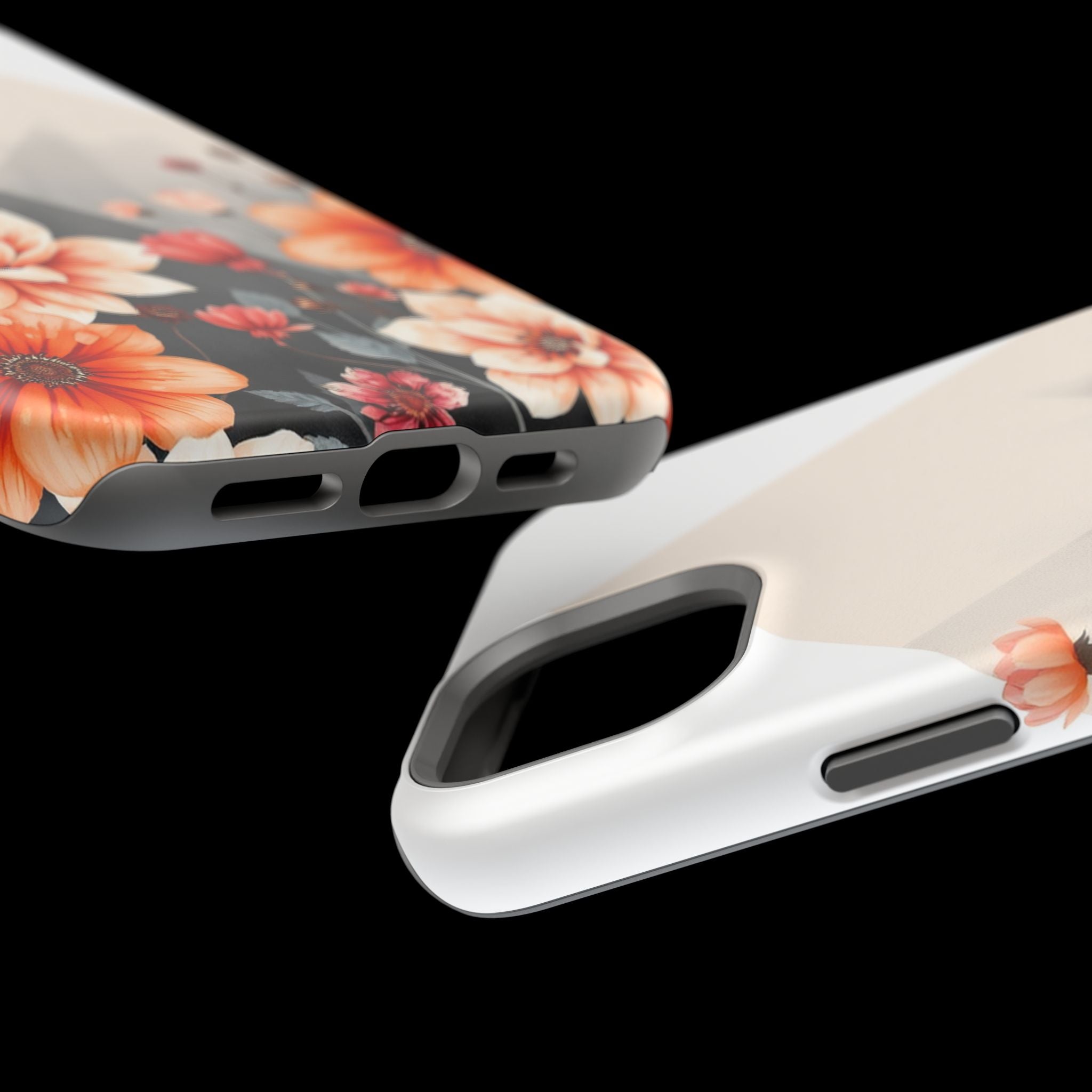 iPhone Floral Geometric Vibrant Design Slim Snap Case · iPhone Case