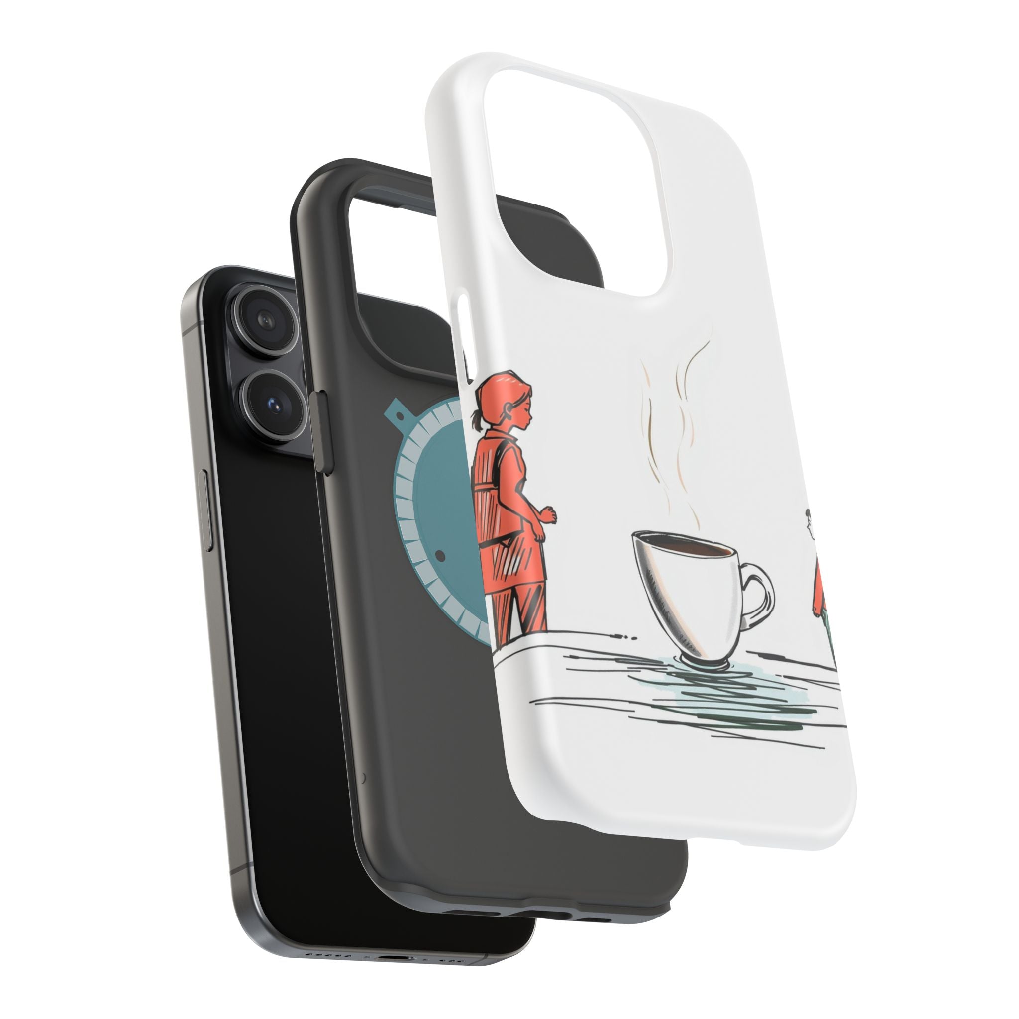 iPhone Coffee Before People Mystic Art Slim Everyday Designer Case · iPhone Case