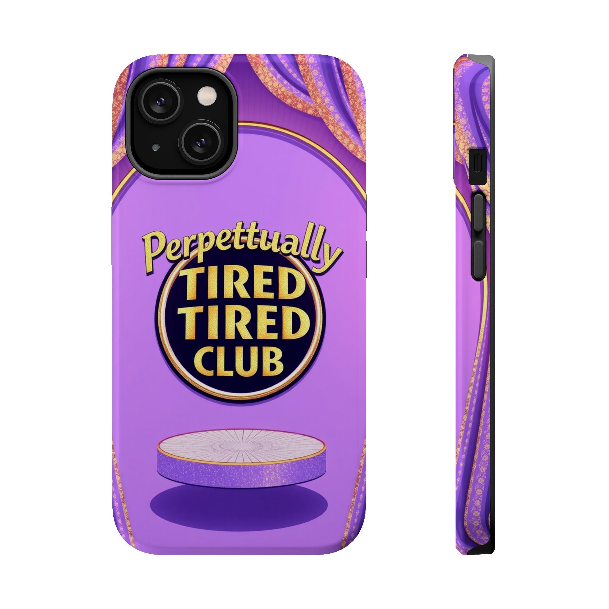 iPhone Perpetually Tired Club Bold Art Slim Everyday Designer Case · iPhone Case