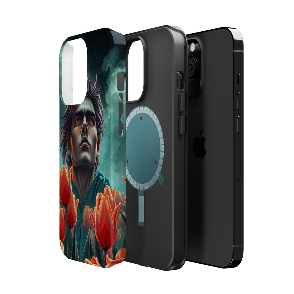 iPhone Tulip Row Electric Art Slim Everyday Designer Case · iPhone Case
