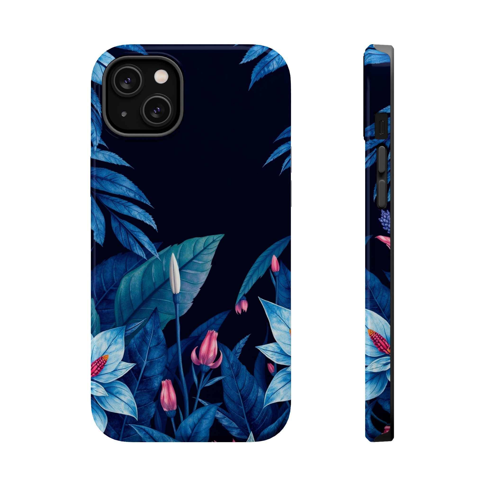 iPhone Serene Jungle Floral Design Clean Minimal Snap Cas Slim Snap Case · iPhon