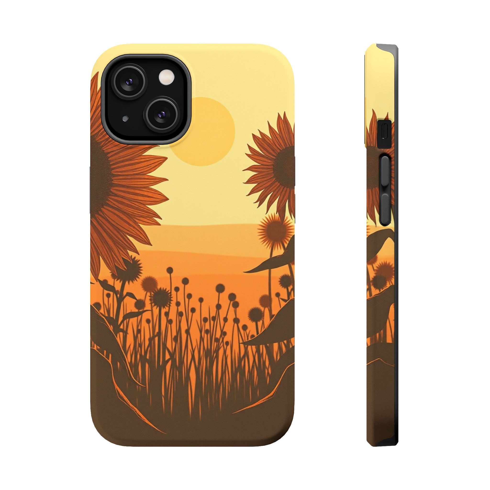 iPhone Serene Sunflower Prairie Design Slim Everyday Designer Case · iPhone Case