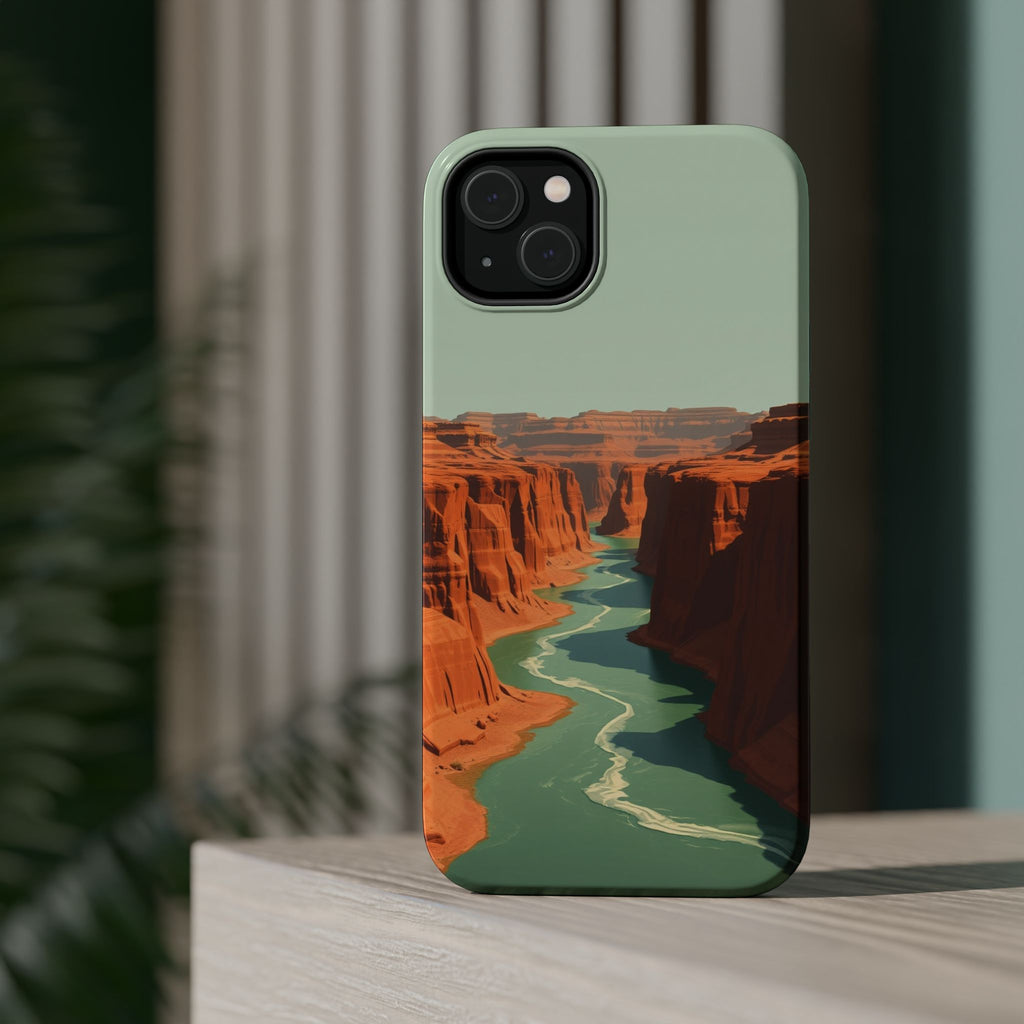 iPhone Burnt Orange And Sand River Canyon Slim iPhone Everyday Designer · iPhone