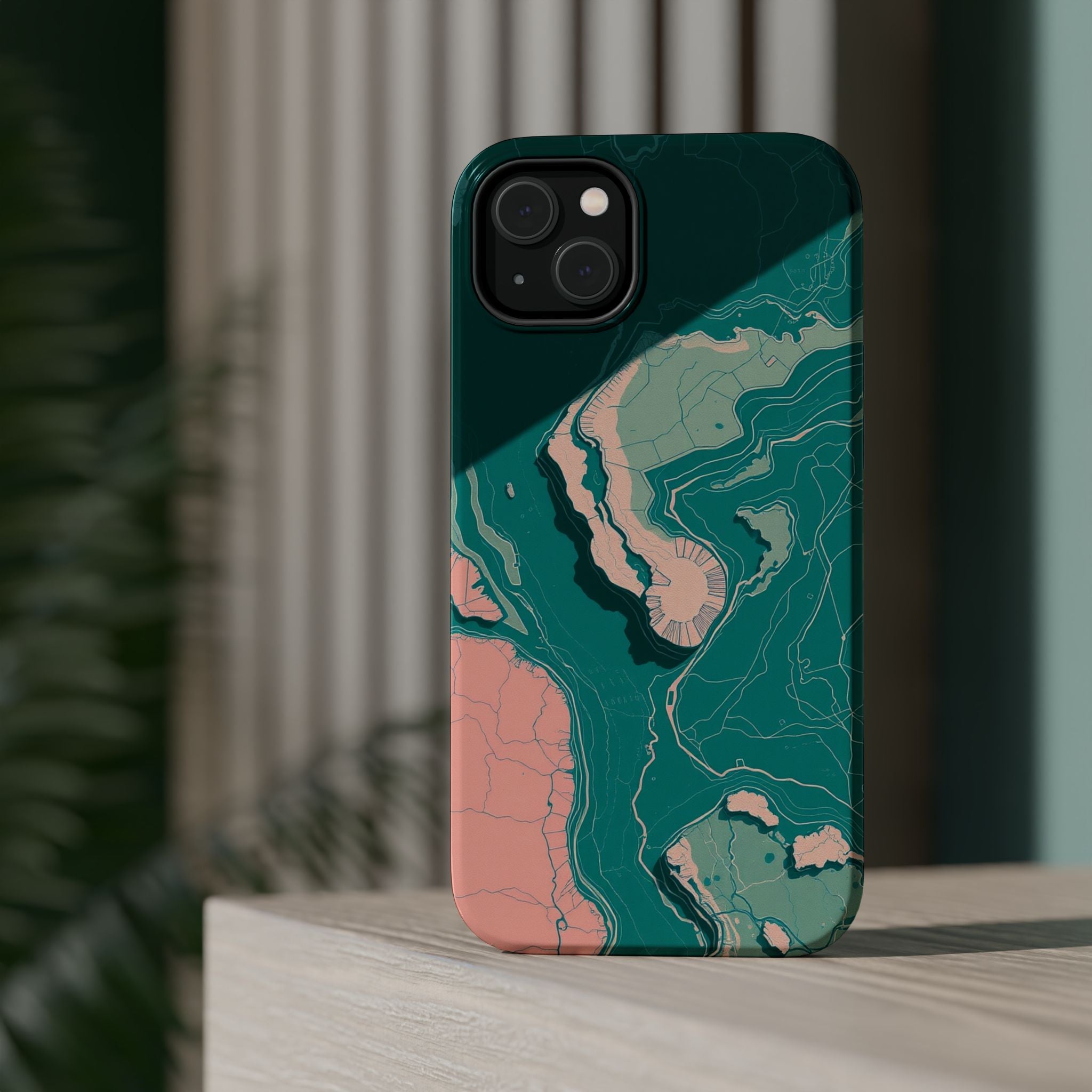 iPhone Earthy River Delta Aerial Design Slim Everyday iPhone 18 · iPhone Case