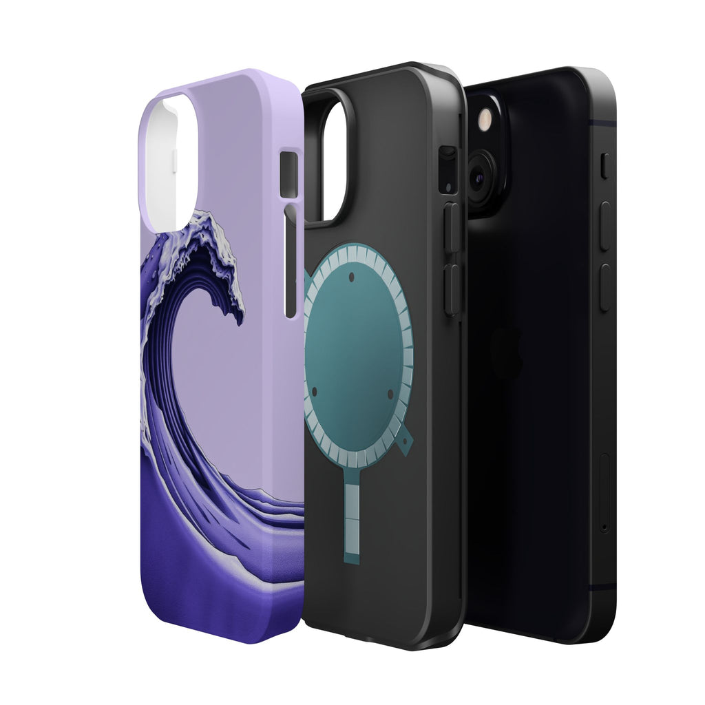 iPhone Sand Art Wave Dark Gothic Ink Slim Everyday Designer Case · iPhone Case