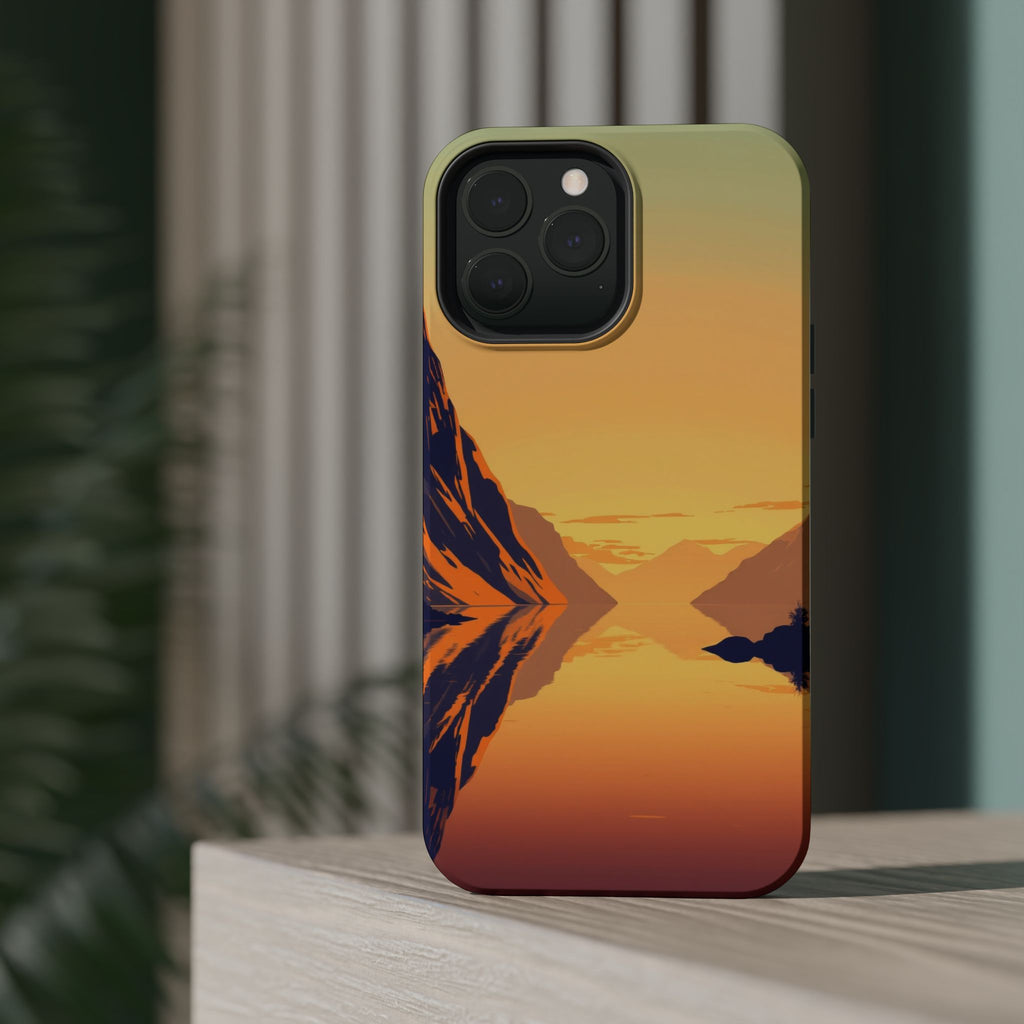 iPhone Fjord Reflection Pop Art Bold Slim Everyday Designer Case · iPhone Case