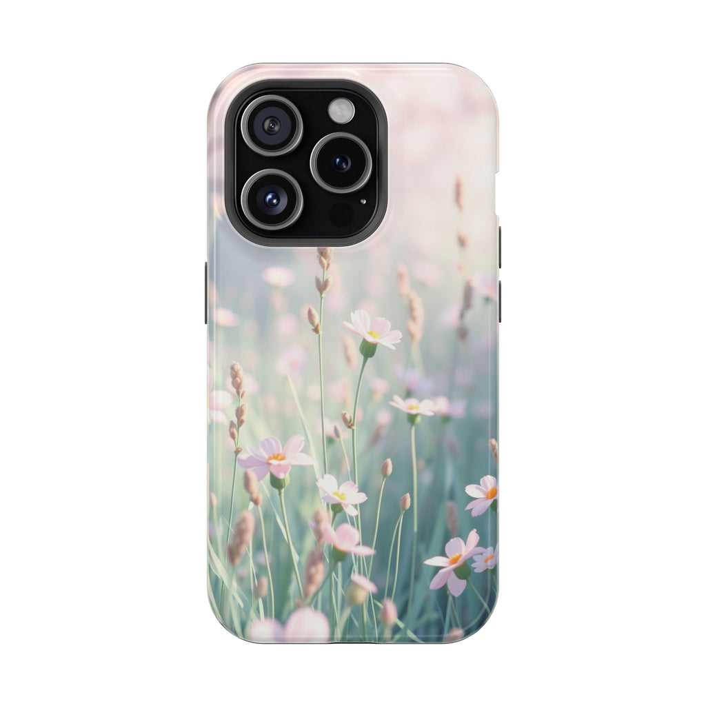 iPhone Spring Meadow Pastel Kawaii Bold Modern Everyday Snap Case · iPhone Case