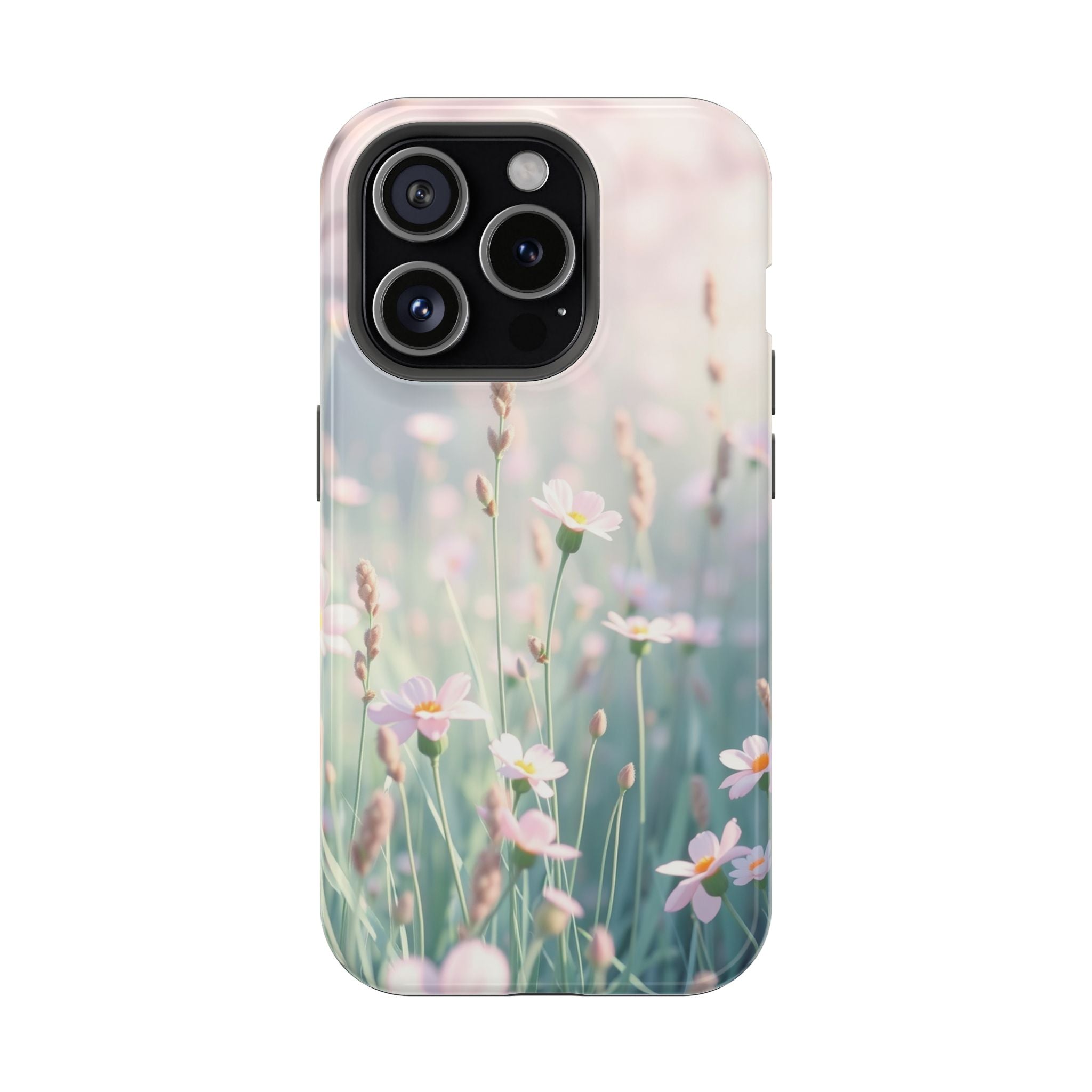 iPhone Spring Meadow Pastel Kawaii Bold Modern Everyday Snap Case · iPhone Case