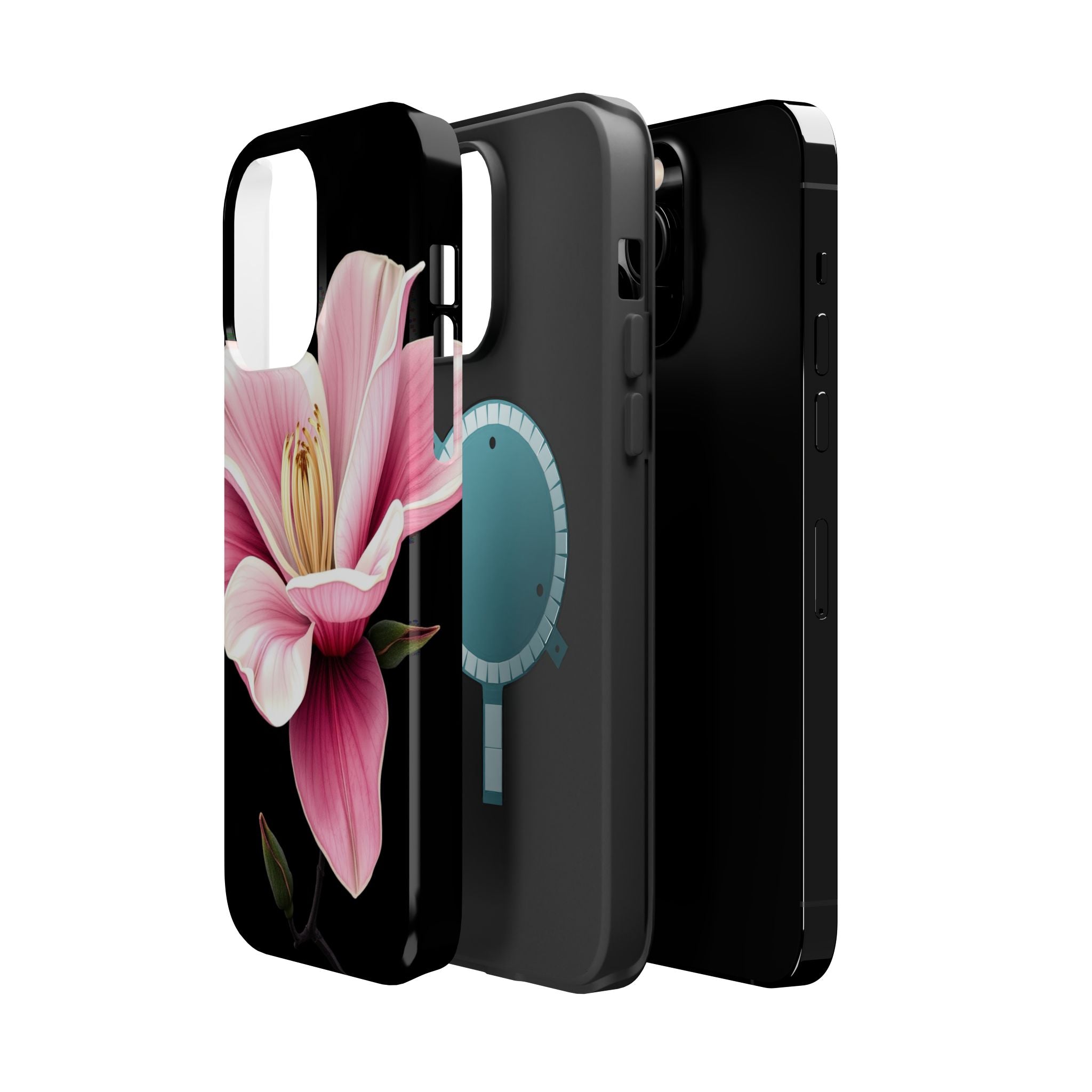 iPhone Magnolia Dream Dark Gothic Ink Slim Everyday Designer Case · iPhone Case